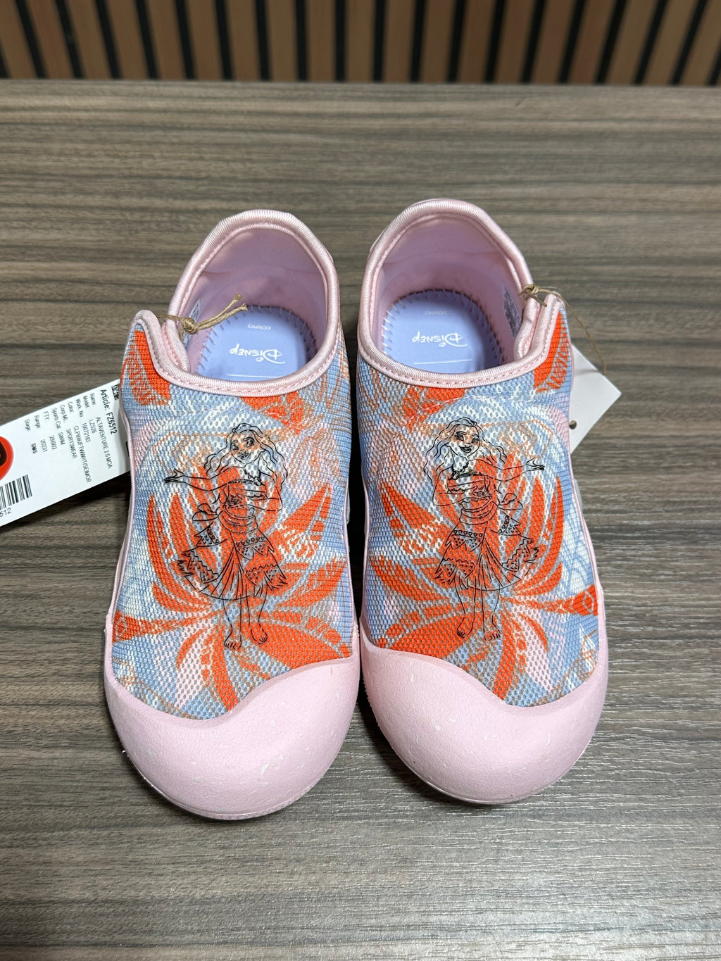 Pink Adidas x Disney AltaVenture 2.0 Moana Kids' Swim Sandals Sz 3.5