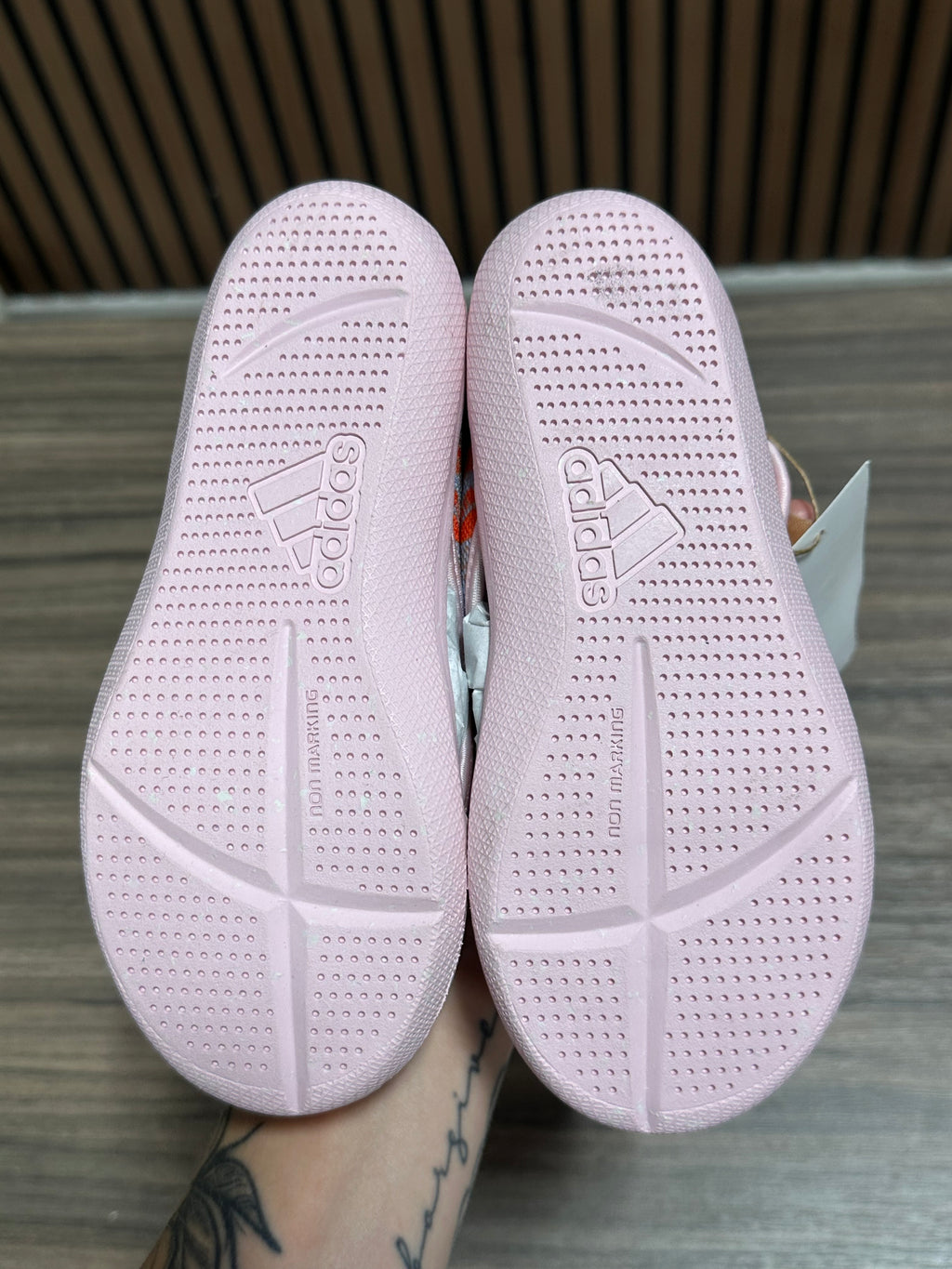 Pink Adidas x Disney AltaVenture 2.0 Moana Kids' Swim Sandals Sz 3.5