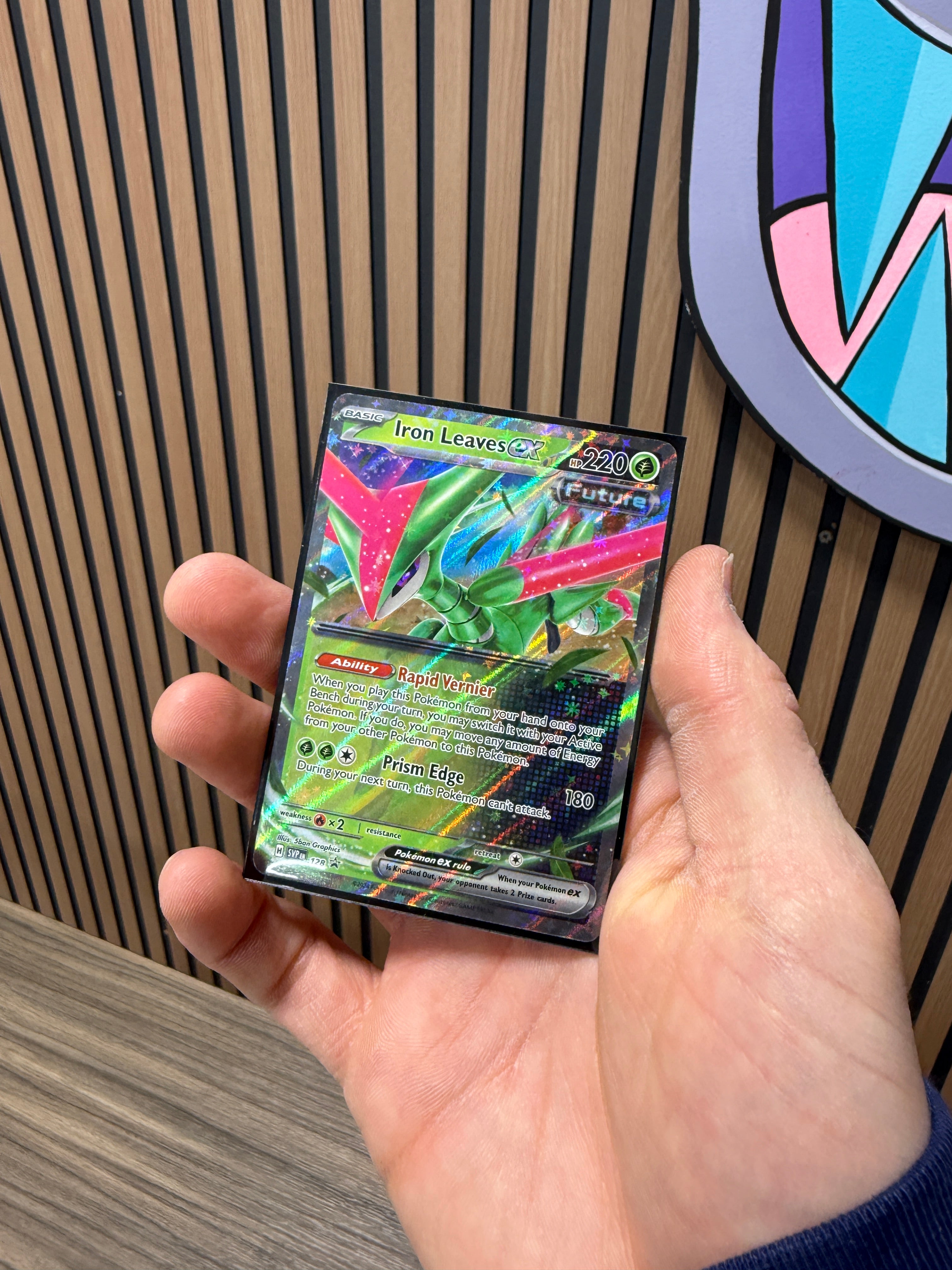 Iron Leaves ex 128 Ultra Rare Pokemon Temporal Forces NM