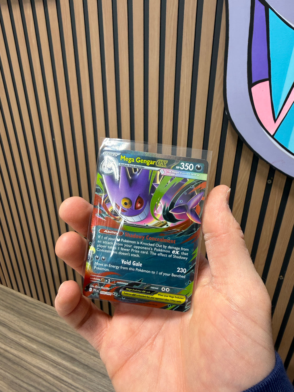 Mega Gengar EX 056/094 Double Rare Pokemon Phantasmal Flames