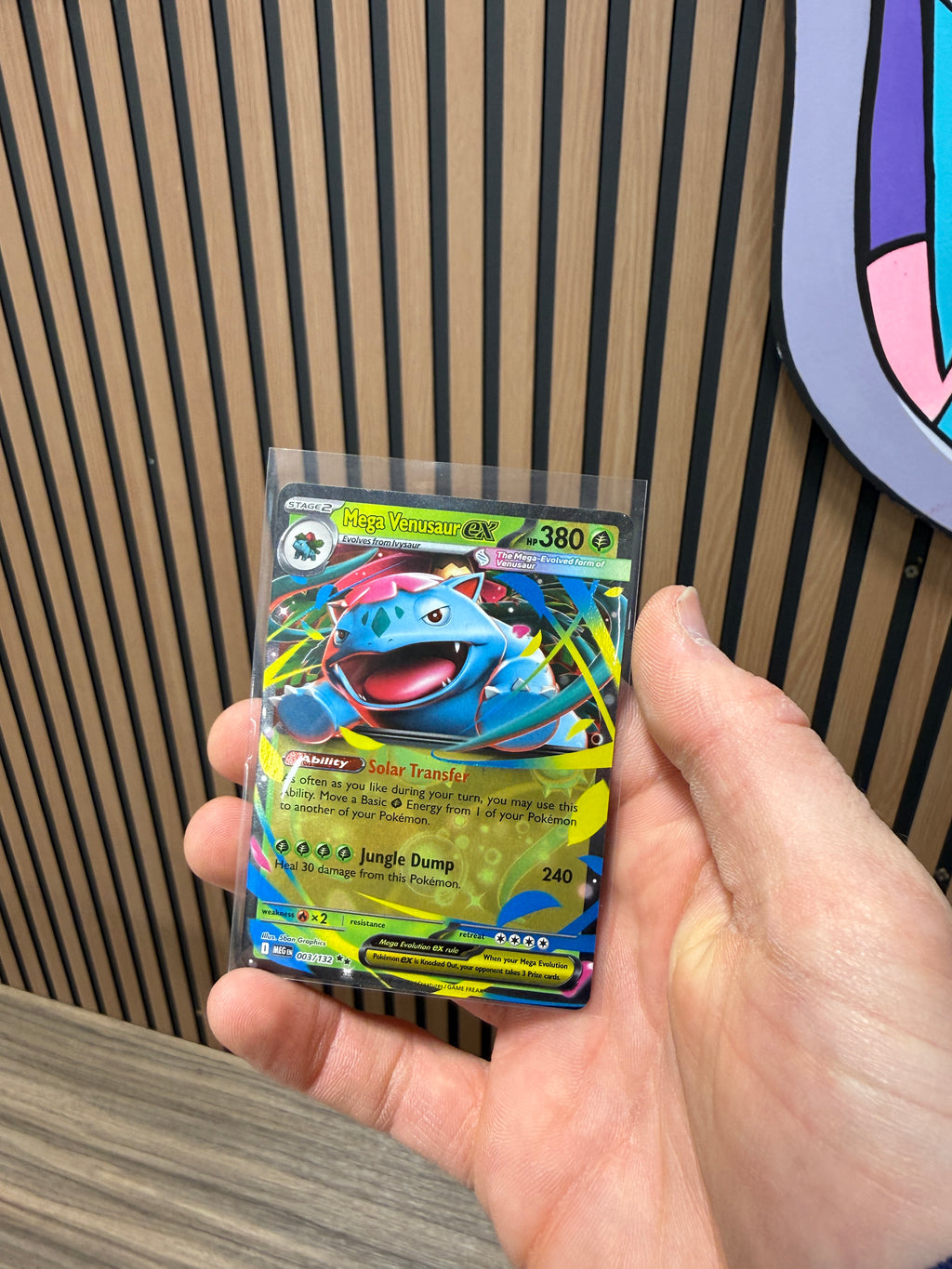 Pokemon Mega Venusaur ex I MEG IN 003/132 Mega Evolutions NM