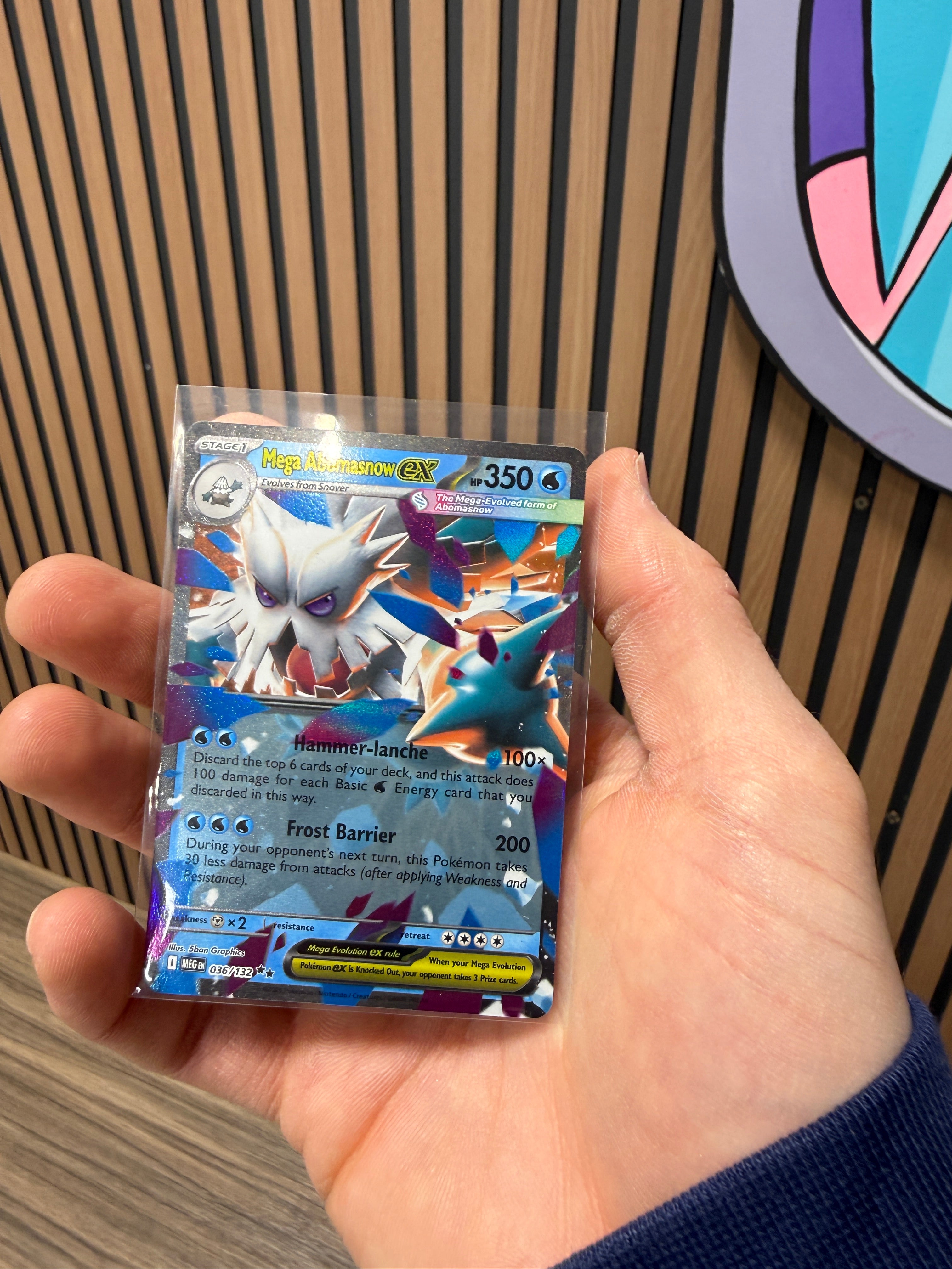 Mega Abomasnow Ex 36/132 Mega Evolution MEG