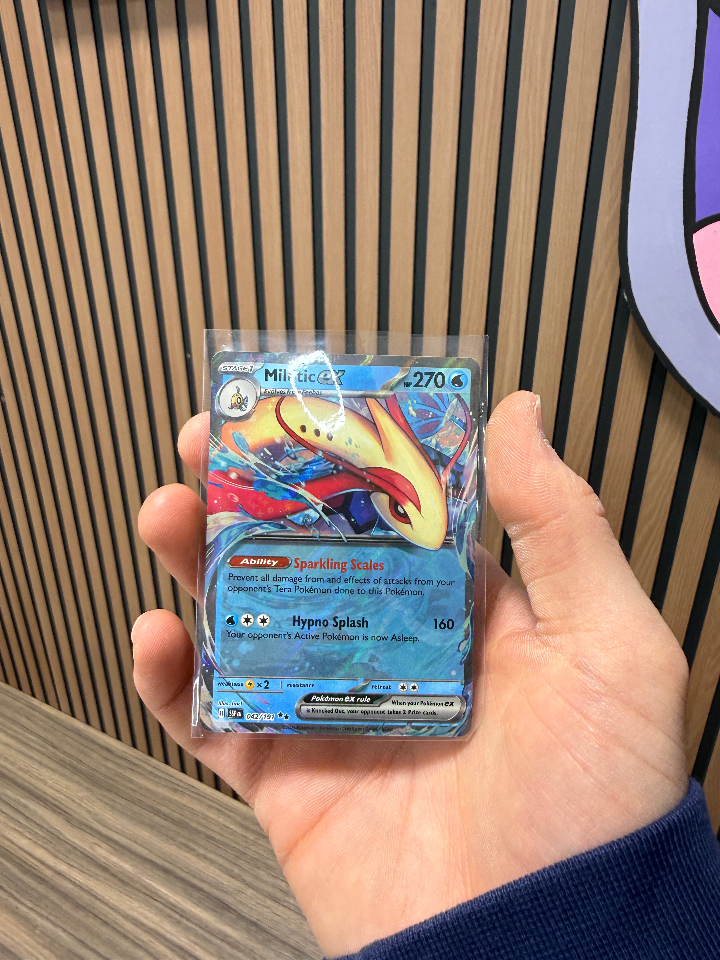 Pokemon Milotic ex Double Rare Surging Sparks 042/191 NM