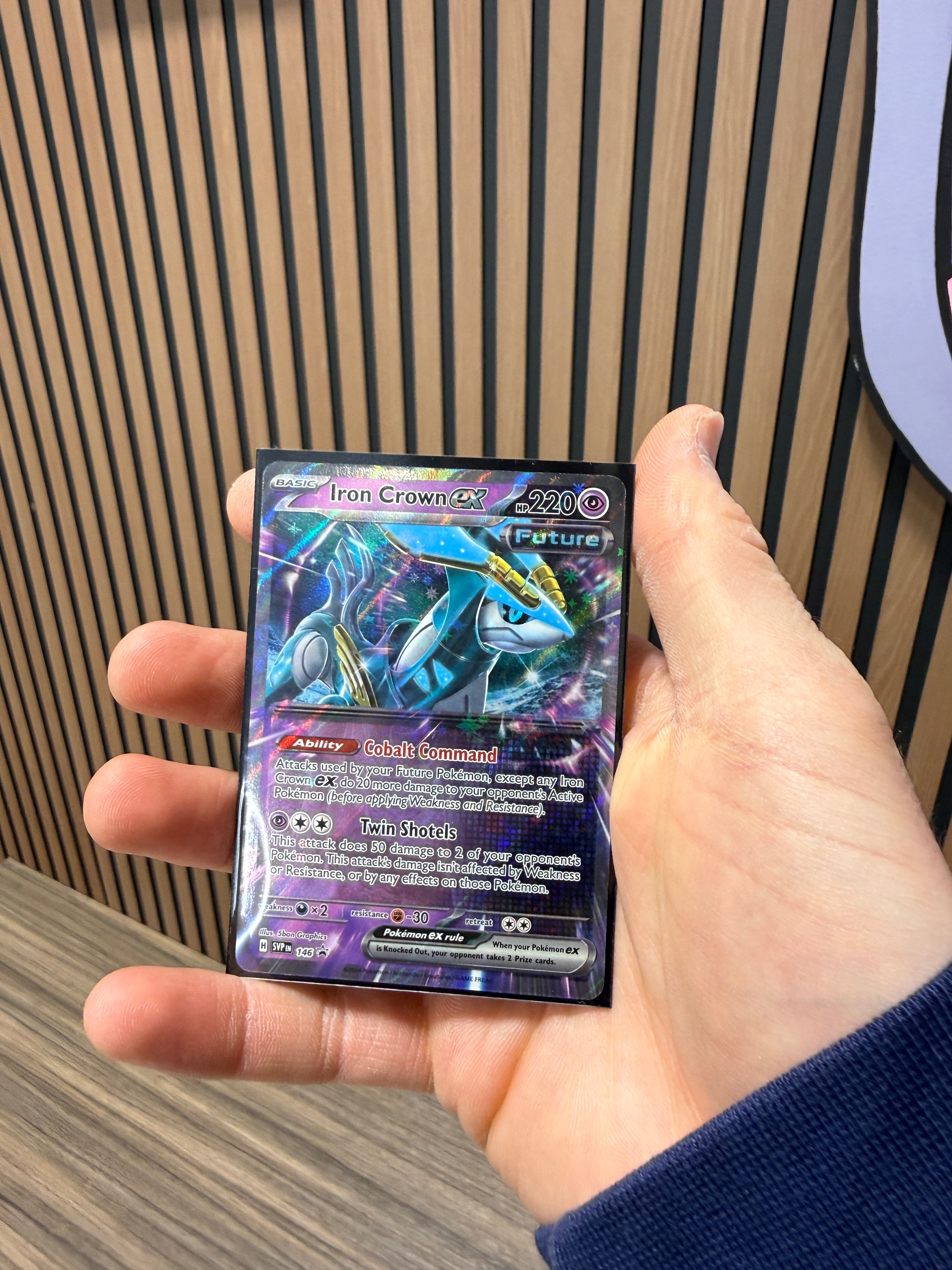Holo Iron Crown ex - 146 Scarlet & Violet Promo Pokemon TCG