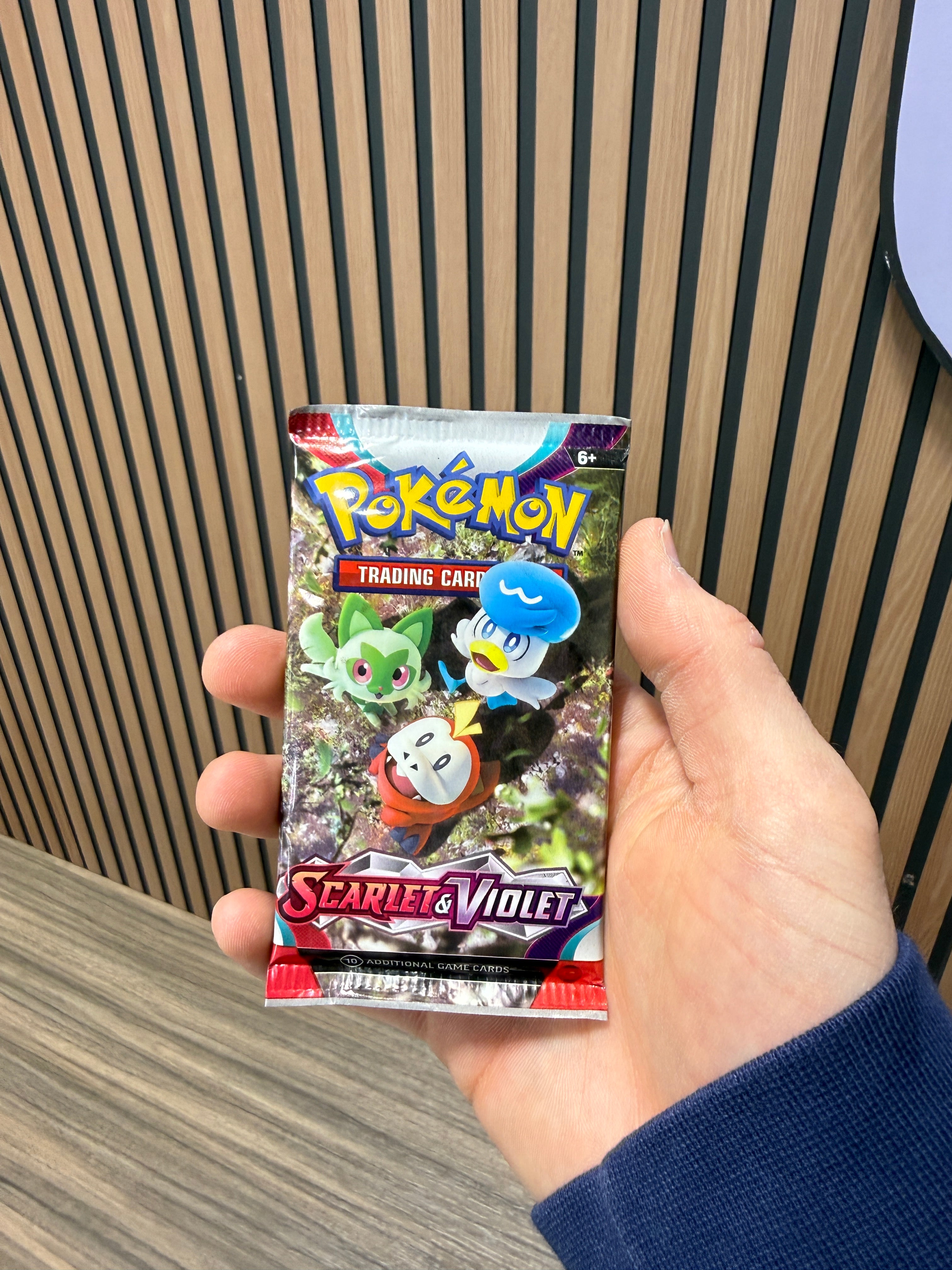 POKEMON TCG Scarlet and Violet 1 Single Booster Pack
