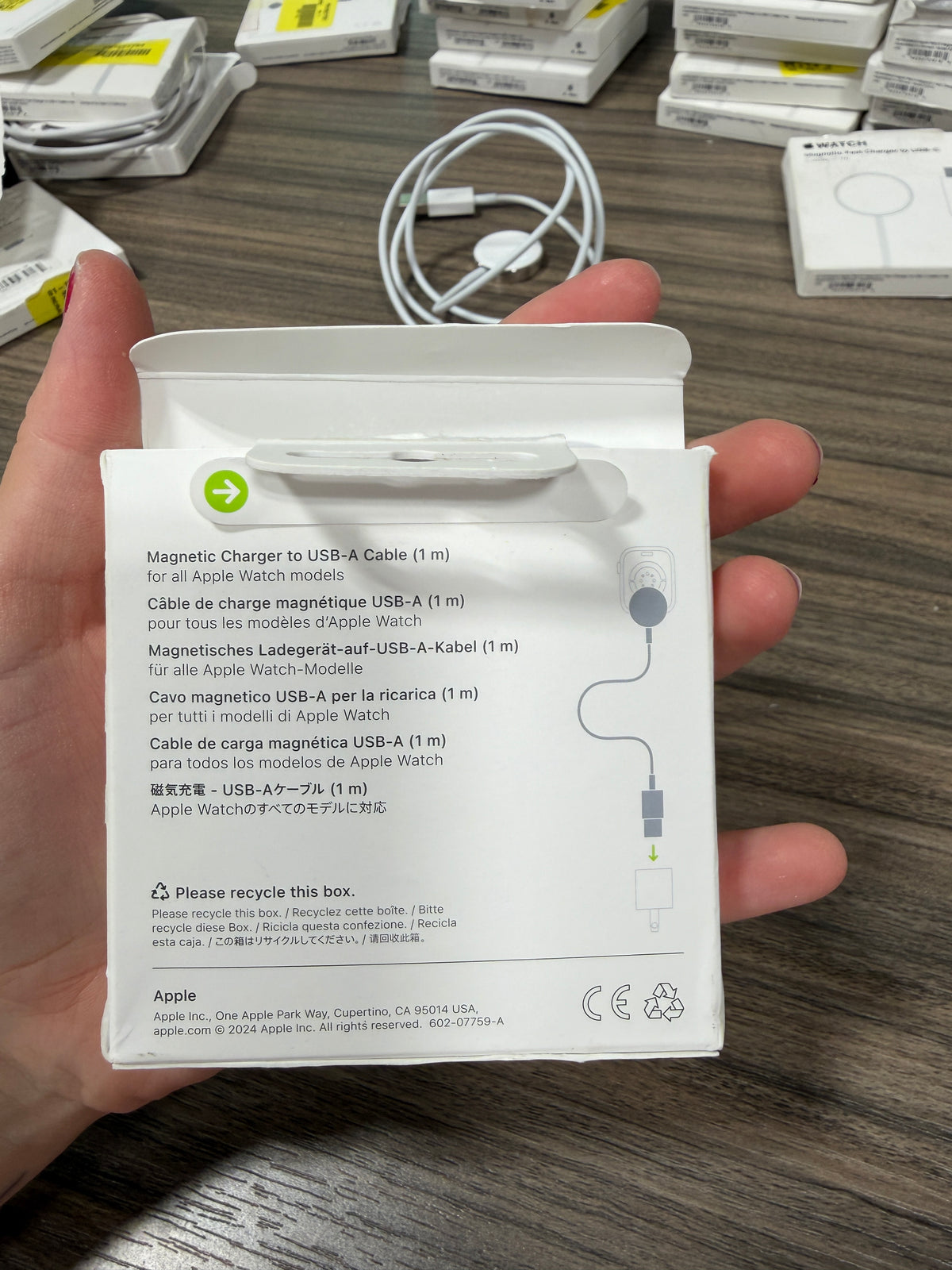 Apple Watch Magnetic Charger to USB-A Cable (1m)