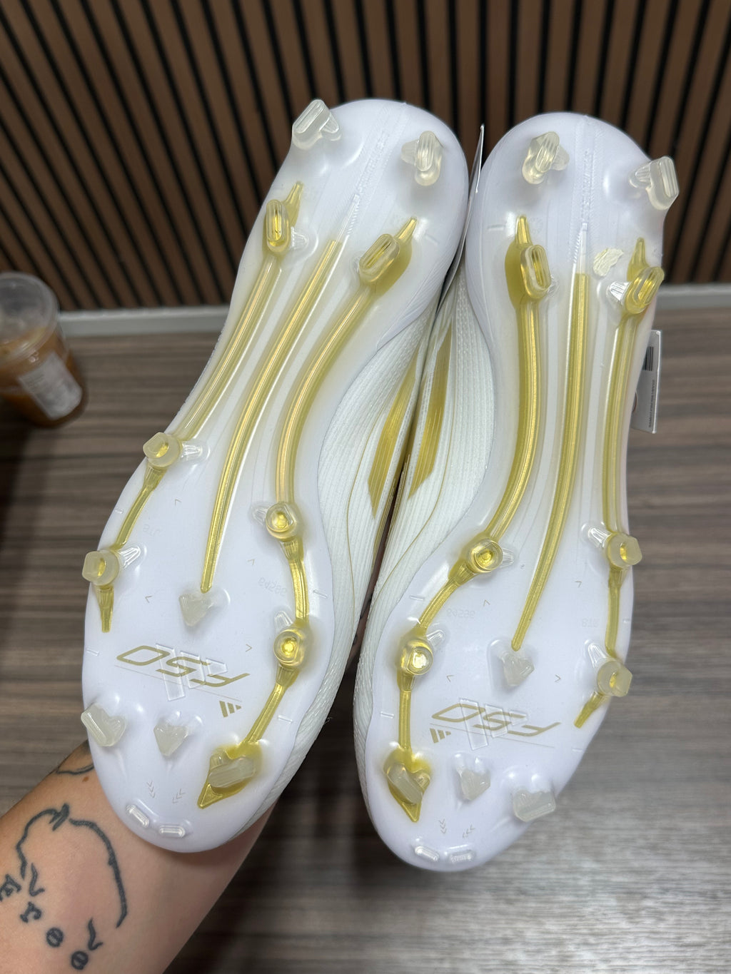 adidas F50 Elite Laceless Firm Ground Cleats Sz 9