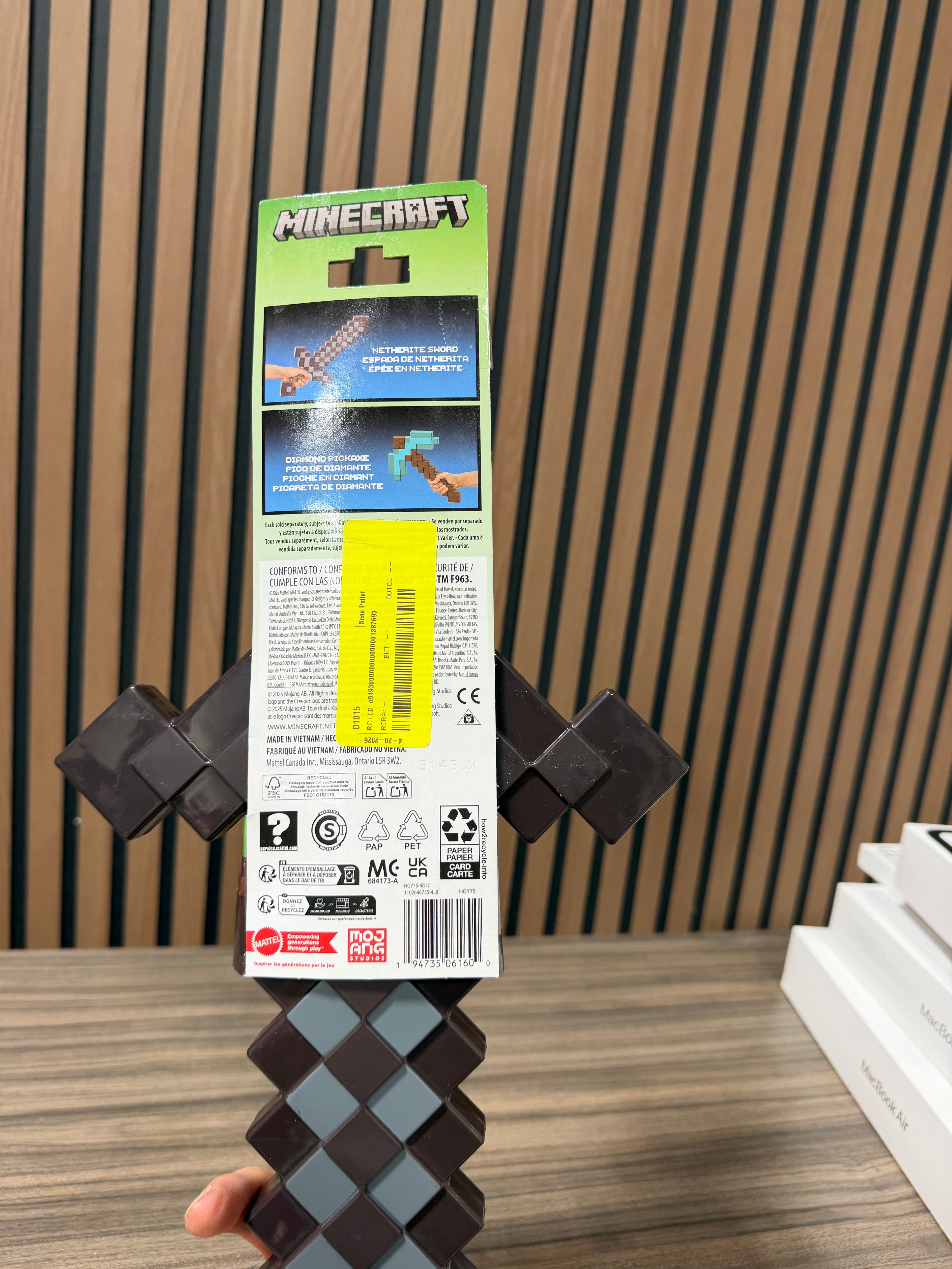 Mattel Minecraft Netherite Sword Role-Play Toy