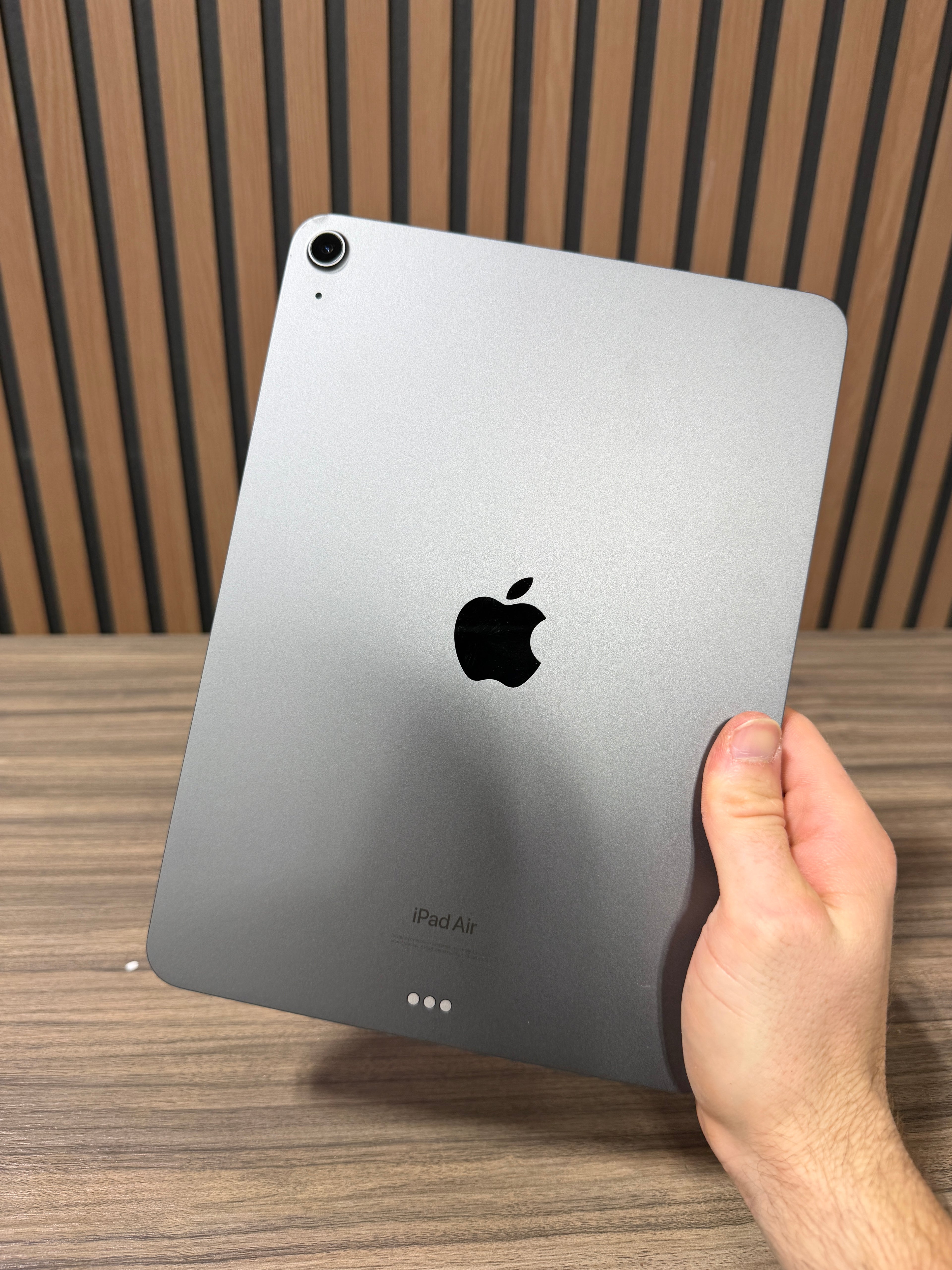 Apple iPad Air in a space gray finish 5th generation