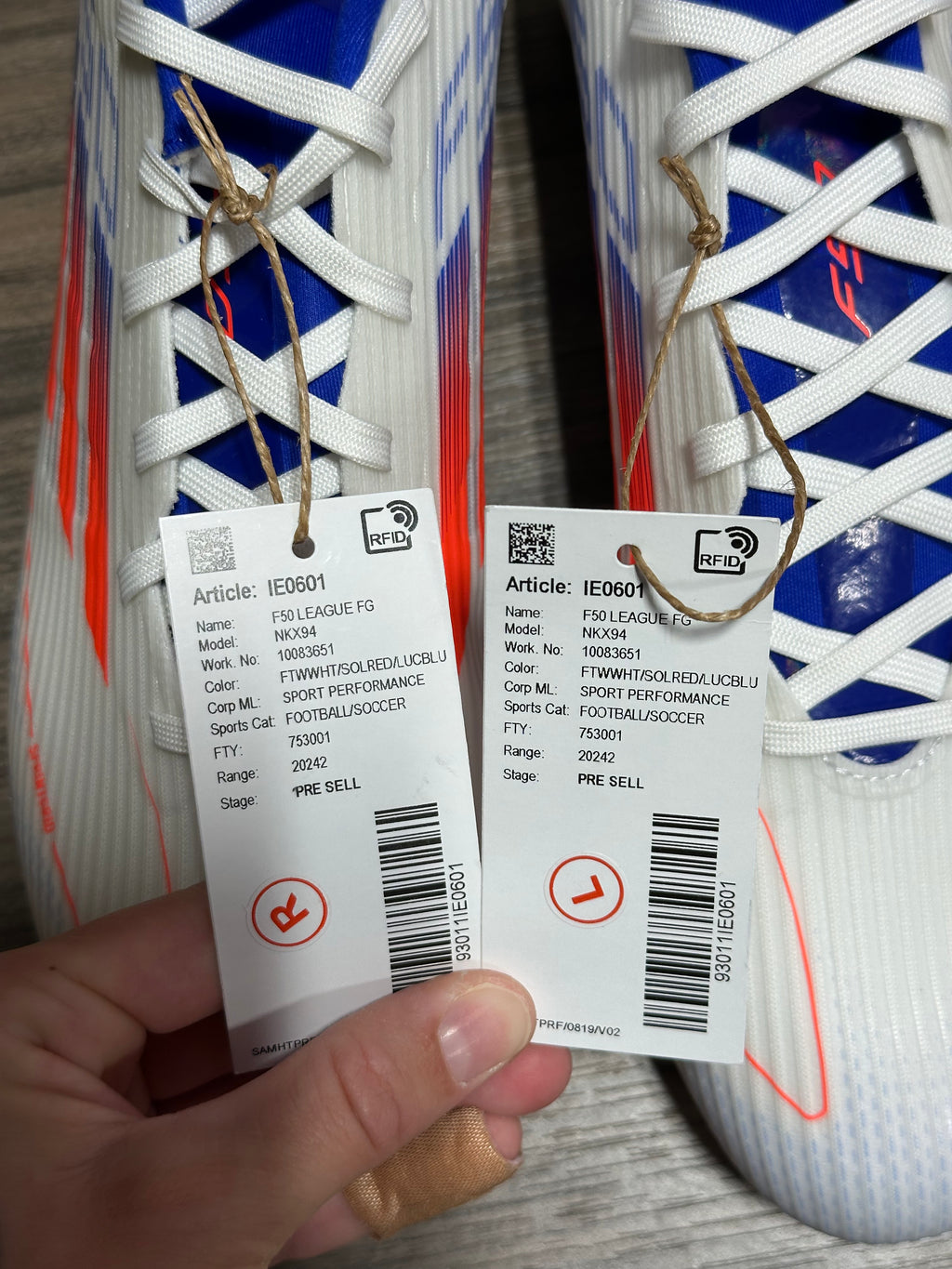Adidas F50 League Multi-Ground Soccer Cleats Sz 9