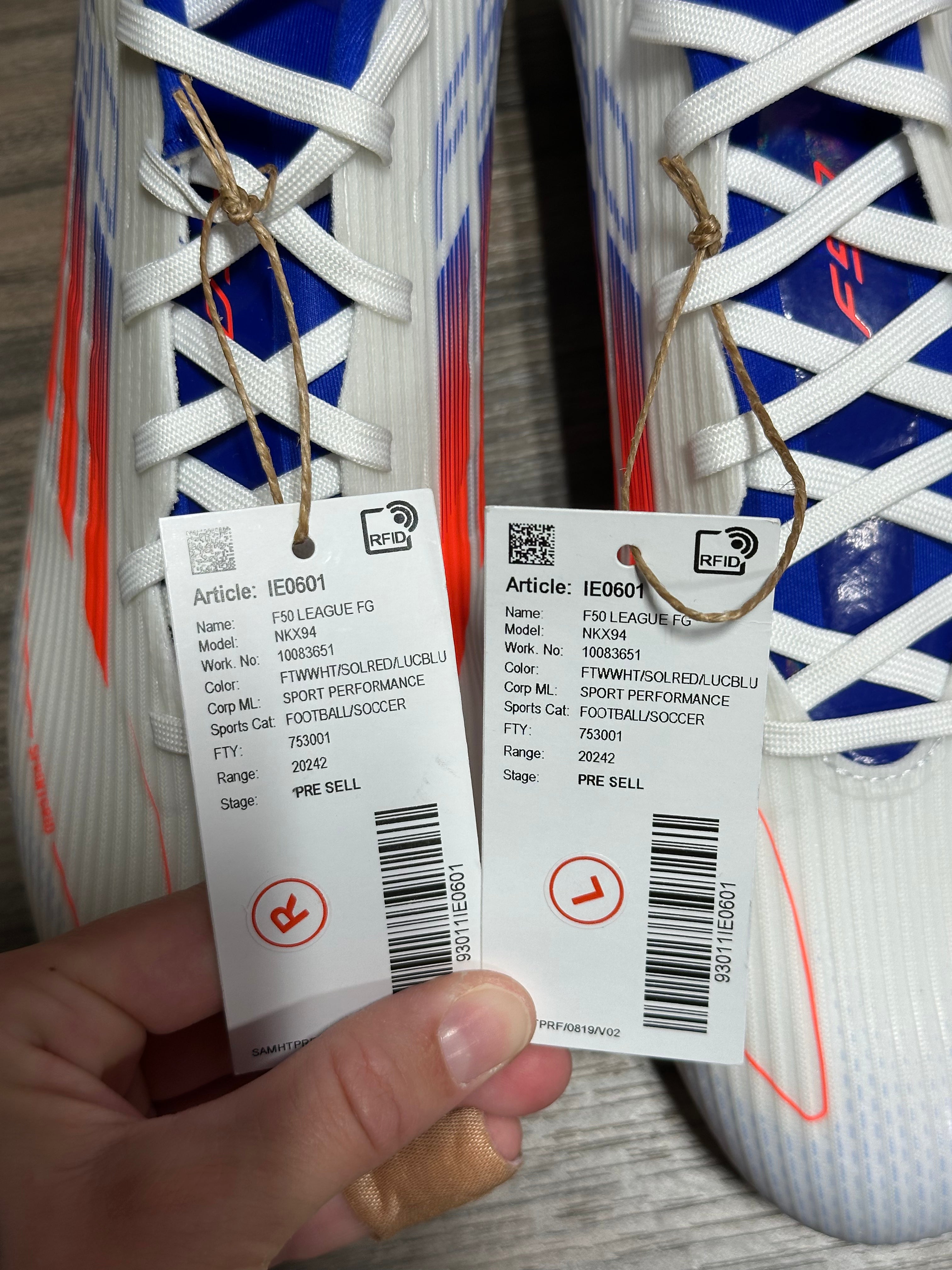 Adidas F50 League Multi-Ground Soccer Cleats Sz 9
