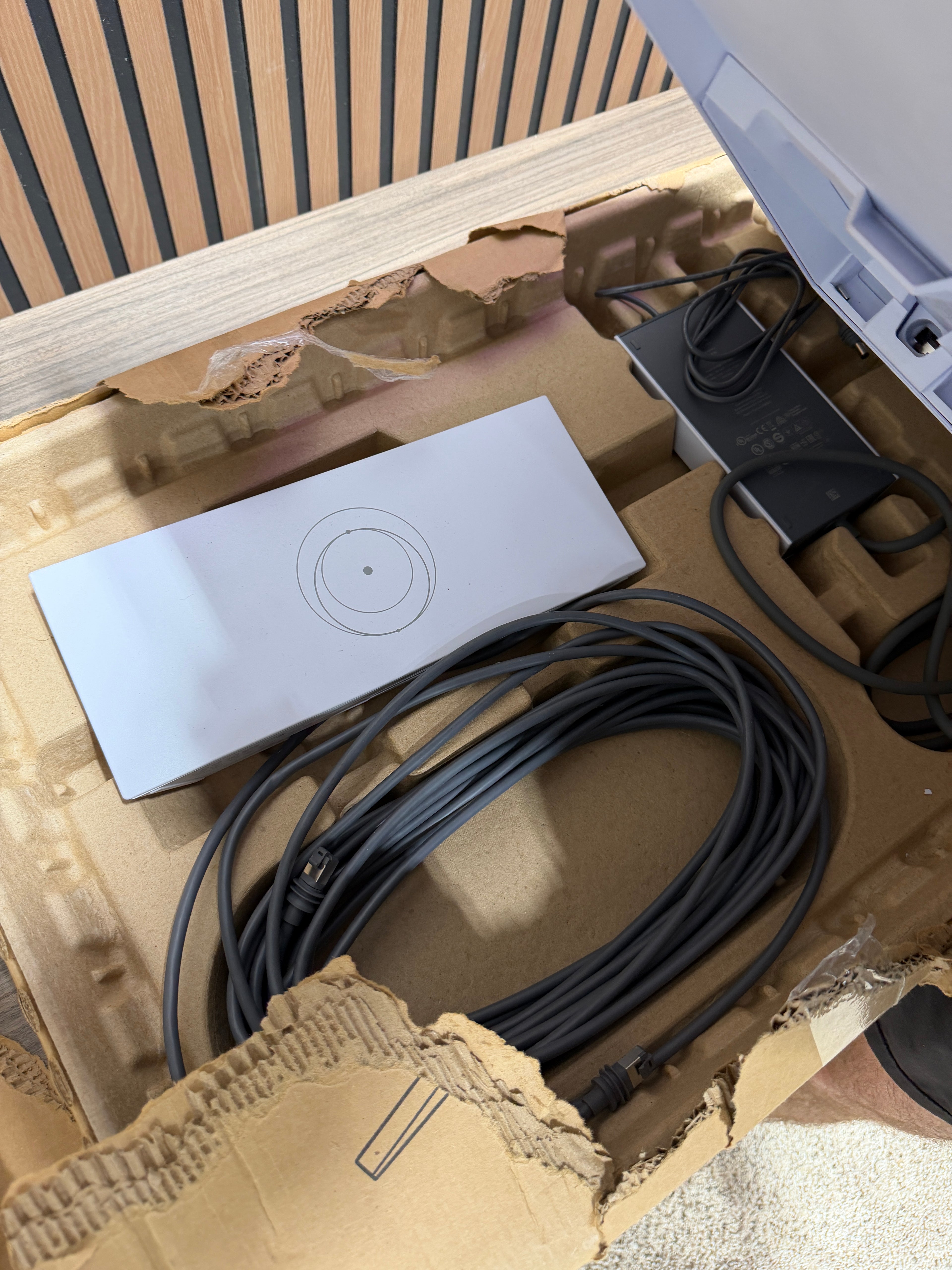 Starlink standard satellite internet kit bundle- dish, router, stand, and cables