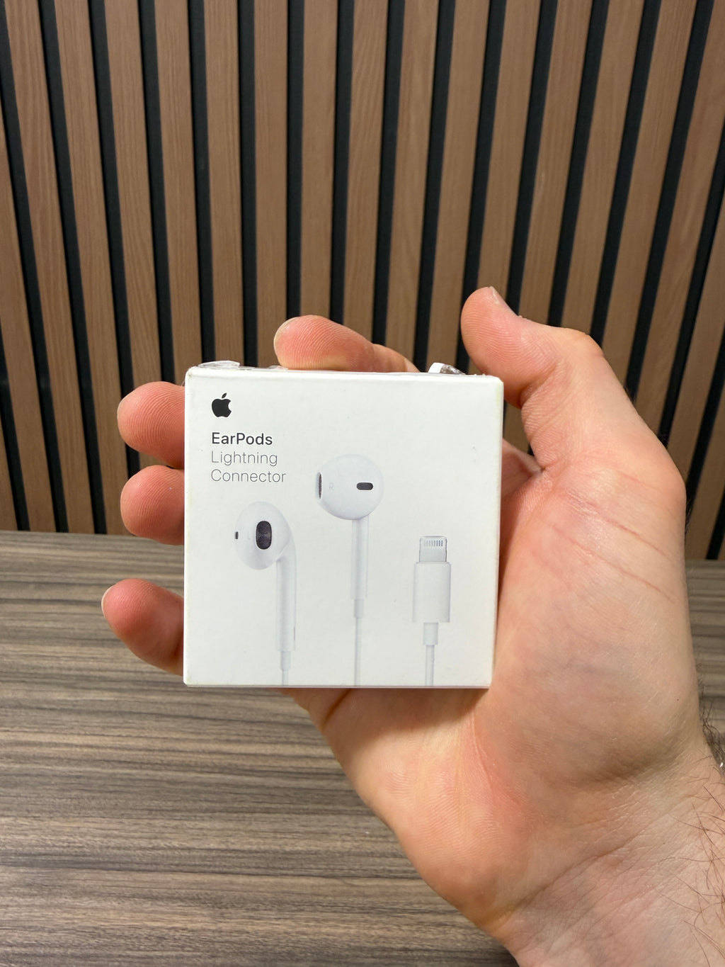 Apple EarPods with Lightning Connector.