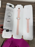 40 mm pink sand with rose gold apple watch sport band