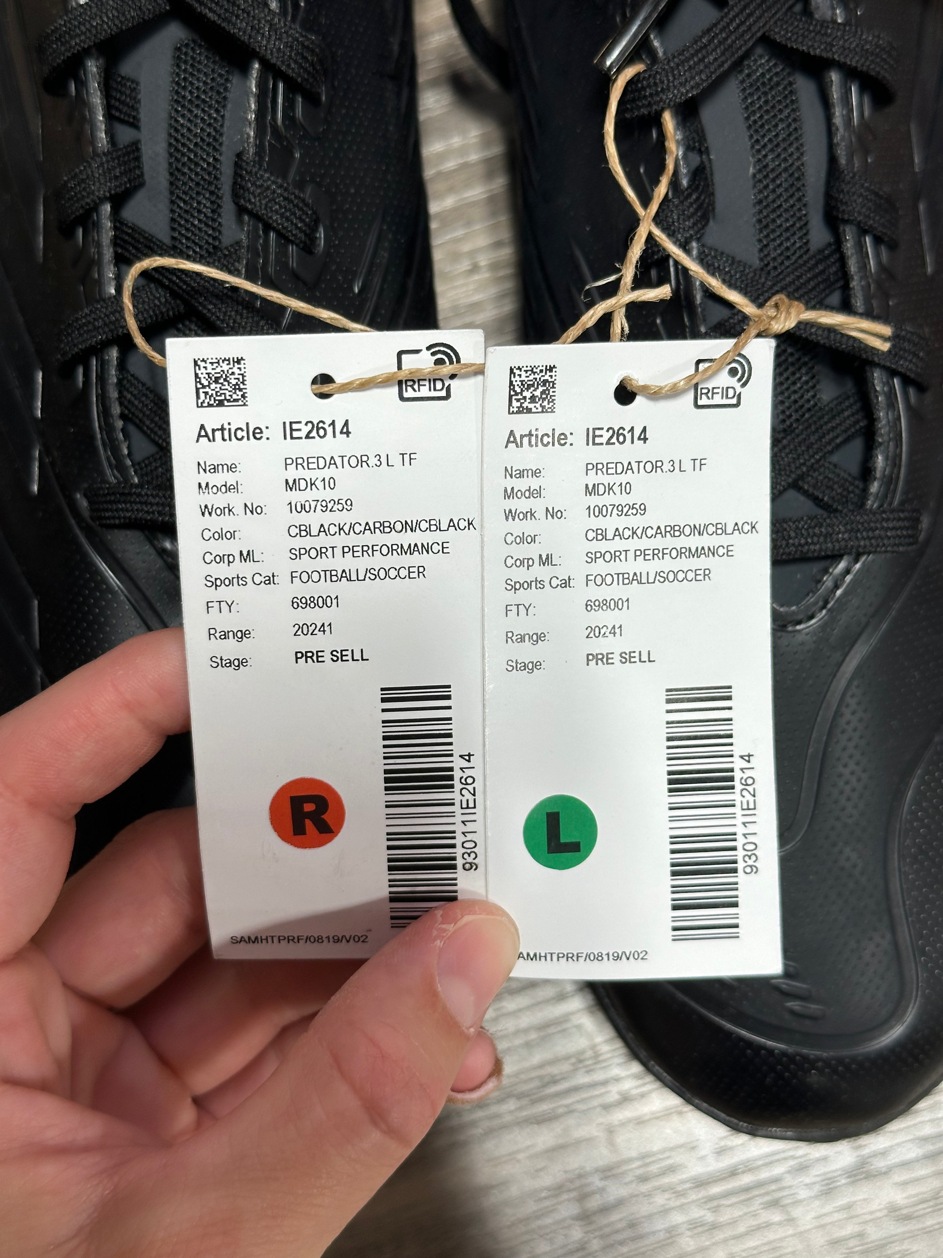 Adidas Predator League TF Sz 9