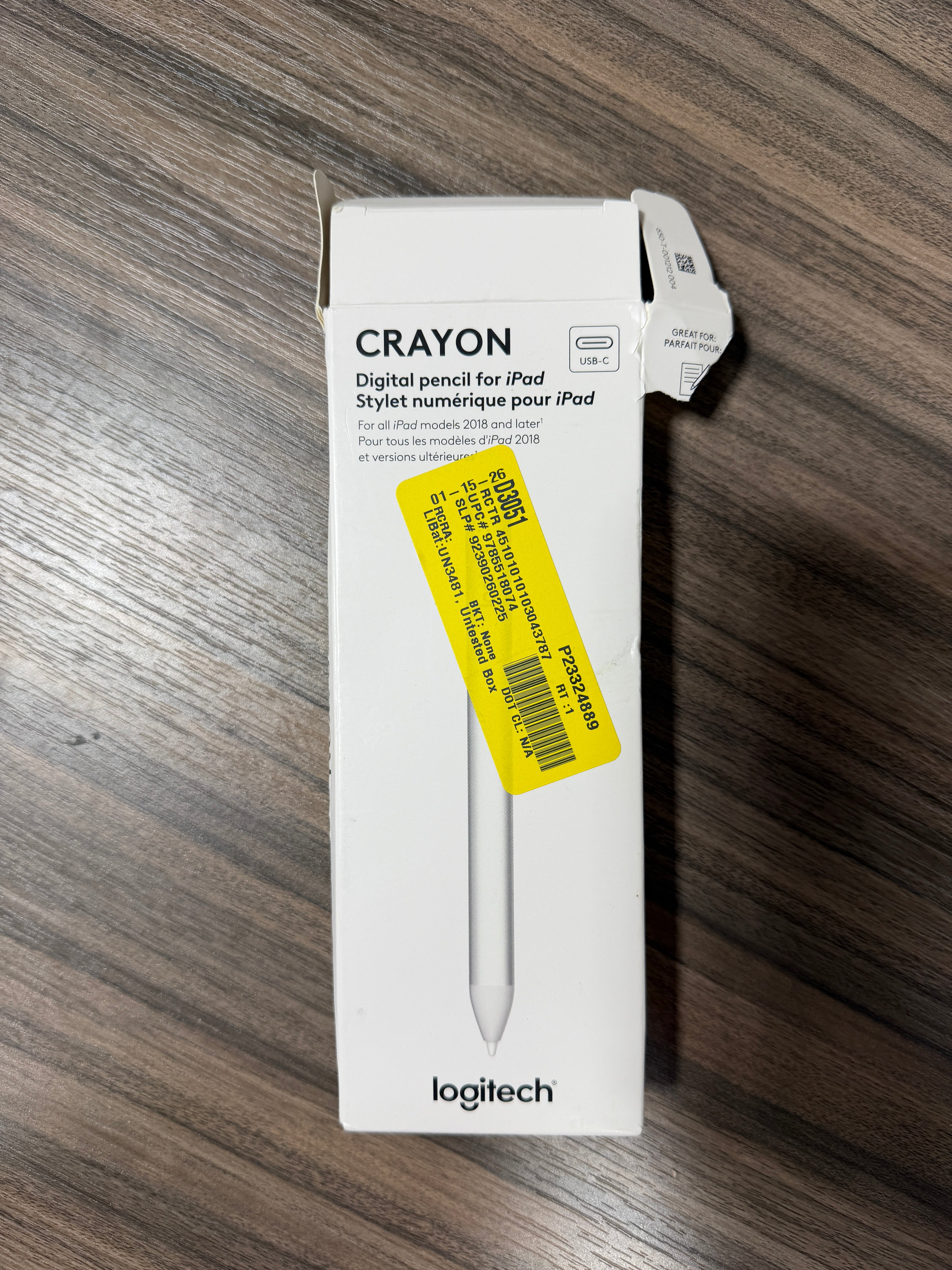 Logitech Crayon USB-C Digital Pencil