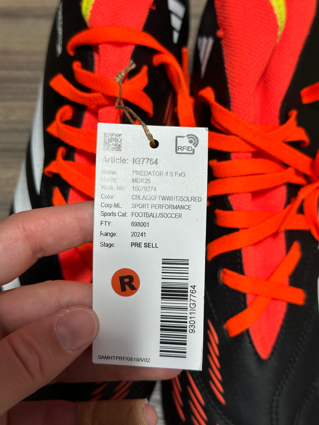 Adidas Predator Club Sock soccer cleat Sz 9