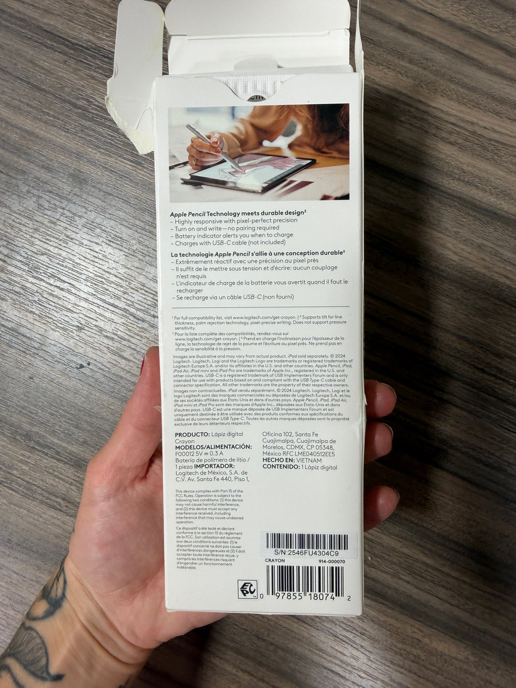 Logitech Crayon USB-C Digital Pencil