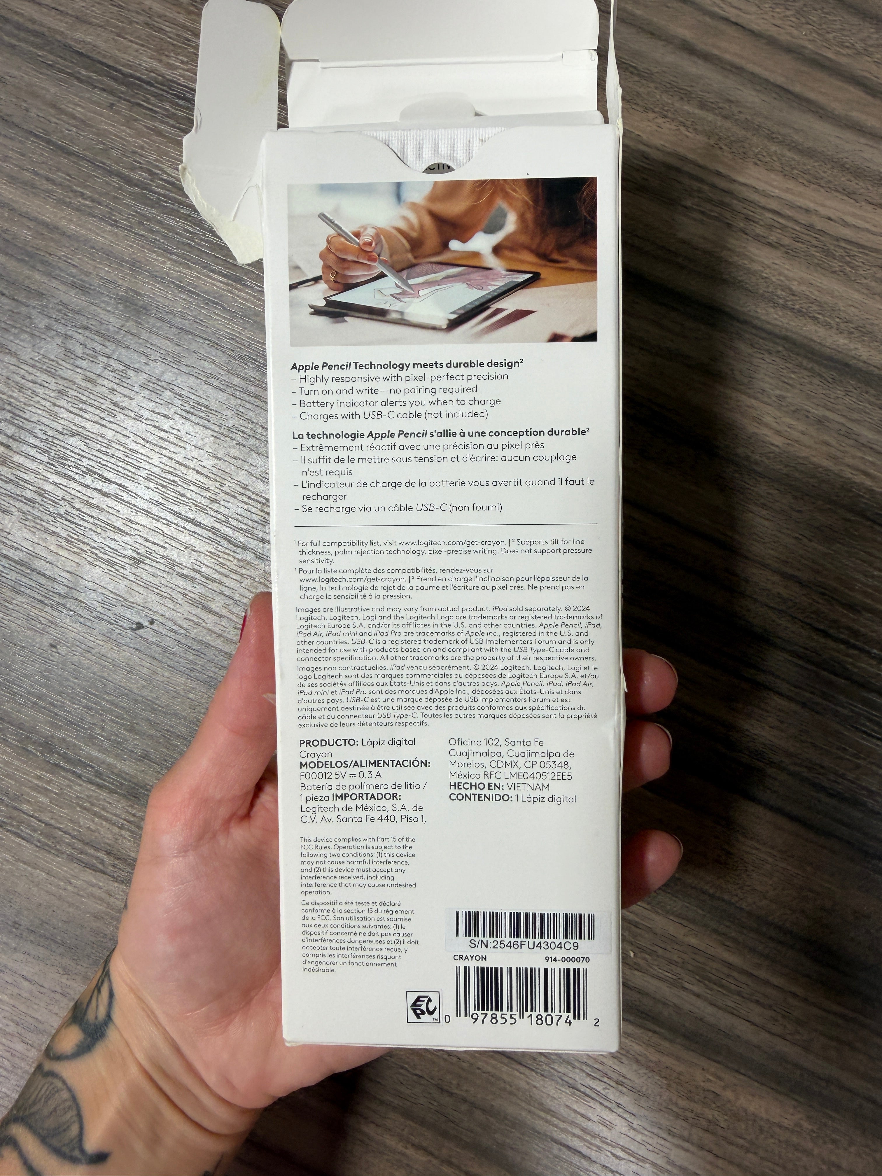 Logitech Crayon USB-C Digital Pencil