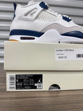 Load image into Gallery viewer, Jordan 4 SB Navy Sz 9
