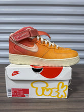 Load image into Gallery viewer, Air Force 1 Mid x Stussy Fossil Sz 11 Read Description
