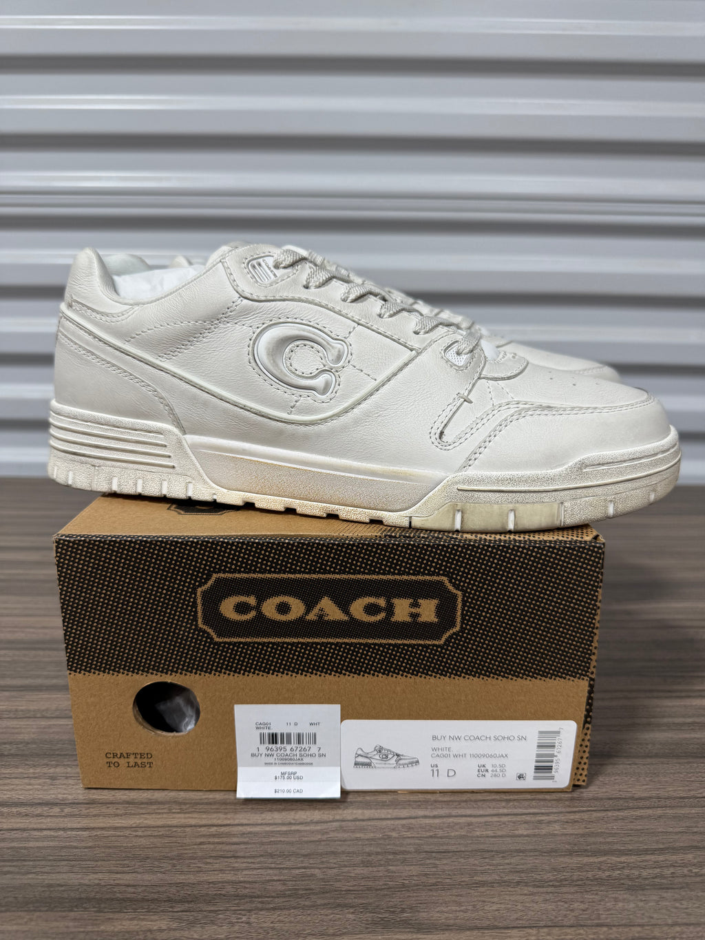 Coach Sneaker White Sz 11
