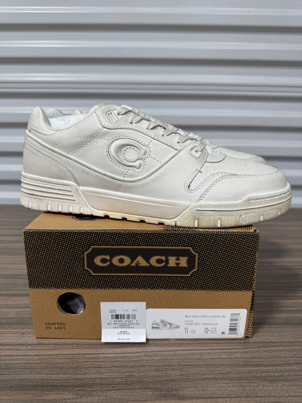 Coach Sneaker White Sz 11