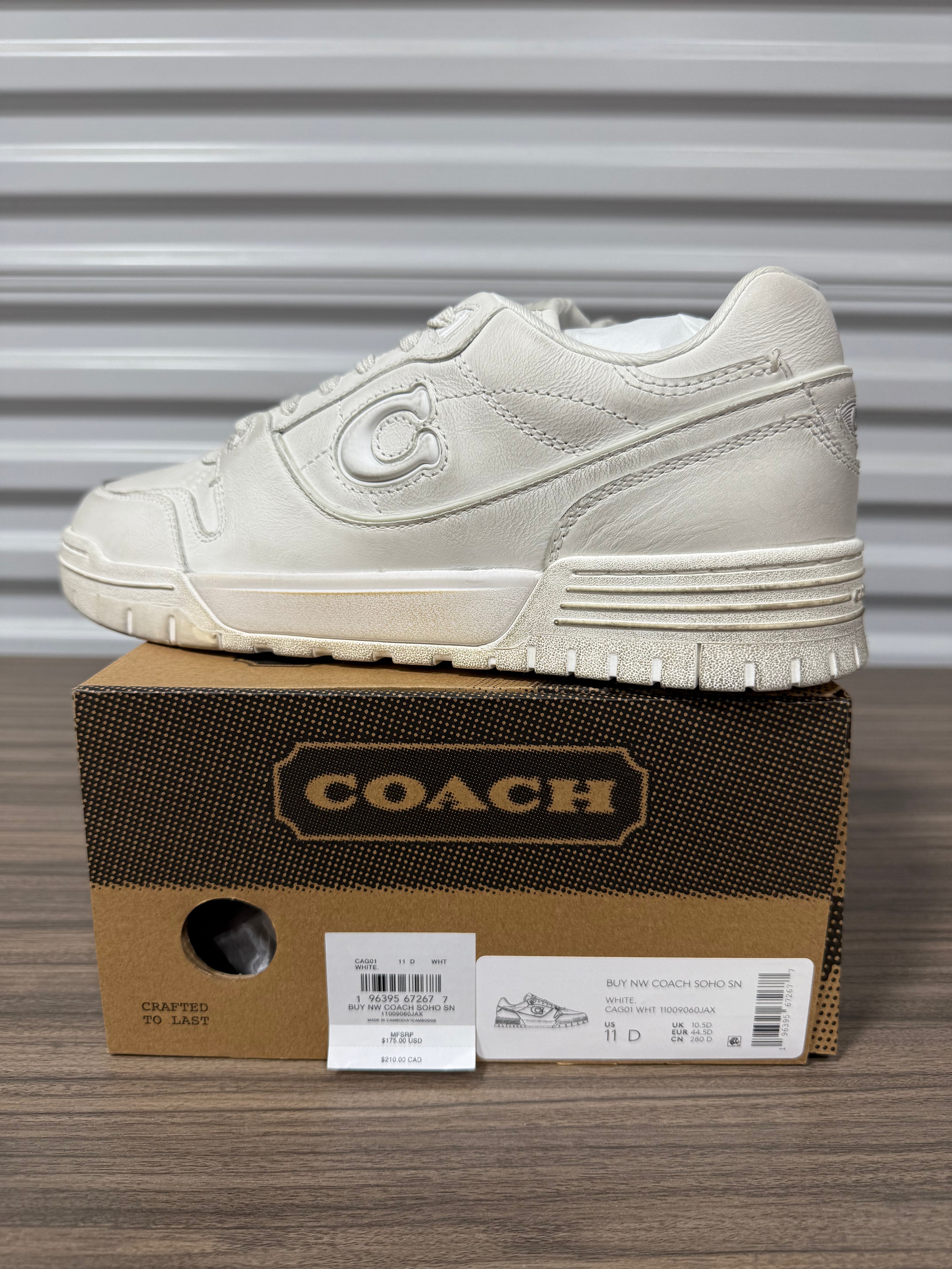 Coach Sneaker White Sz 11