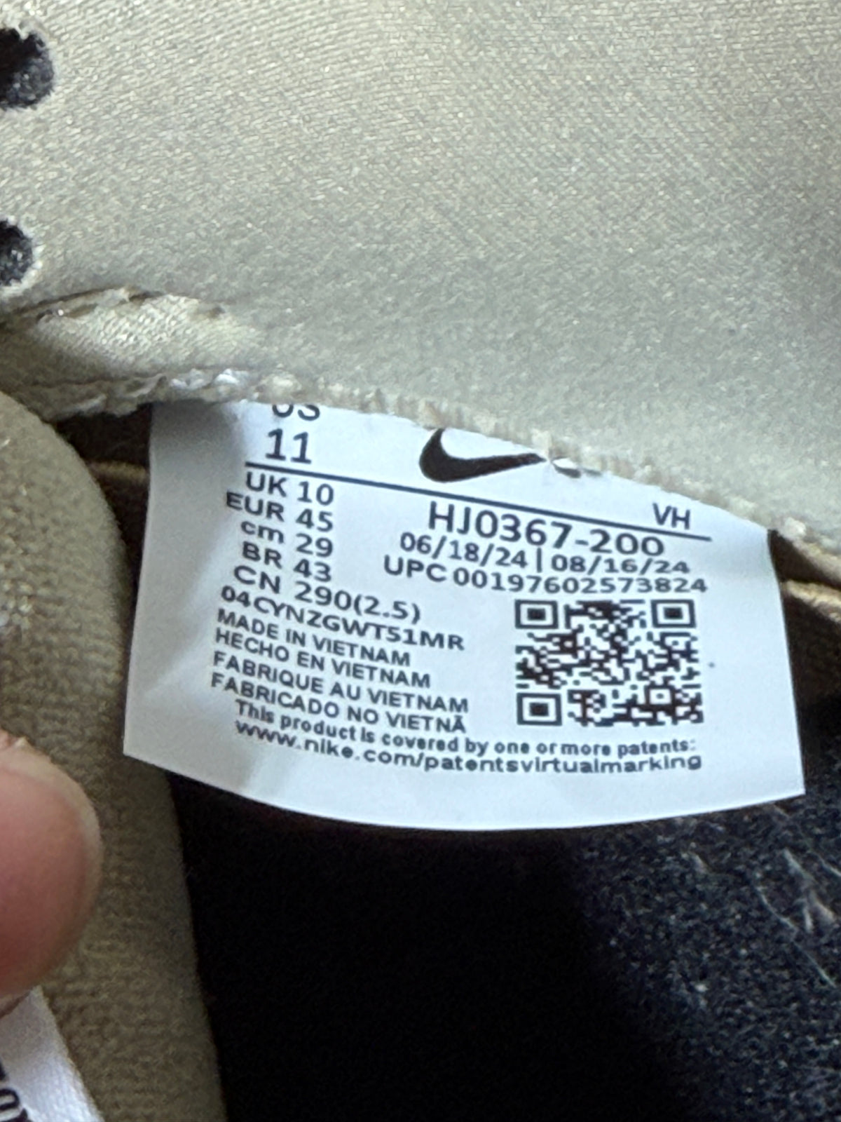 Nike SB Dunk Low Pro B 'Parachute Beige' sneakers sz 11