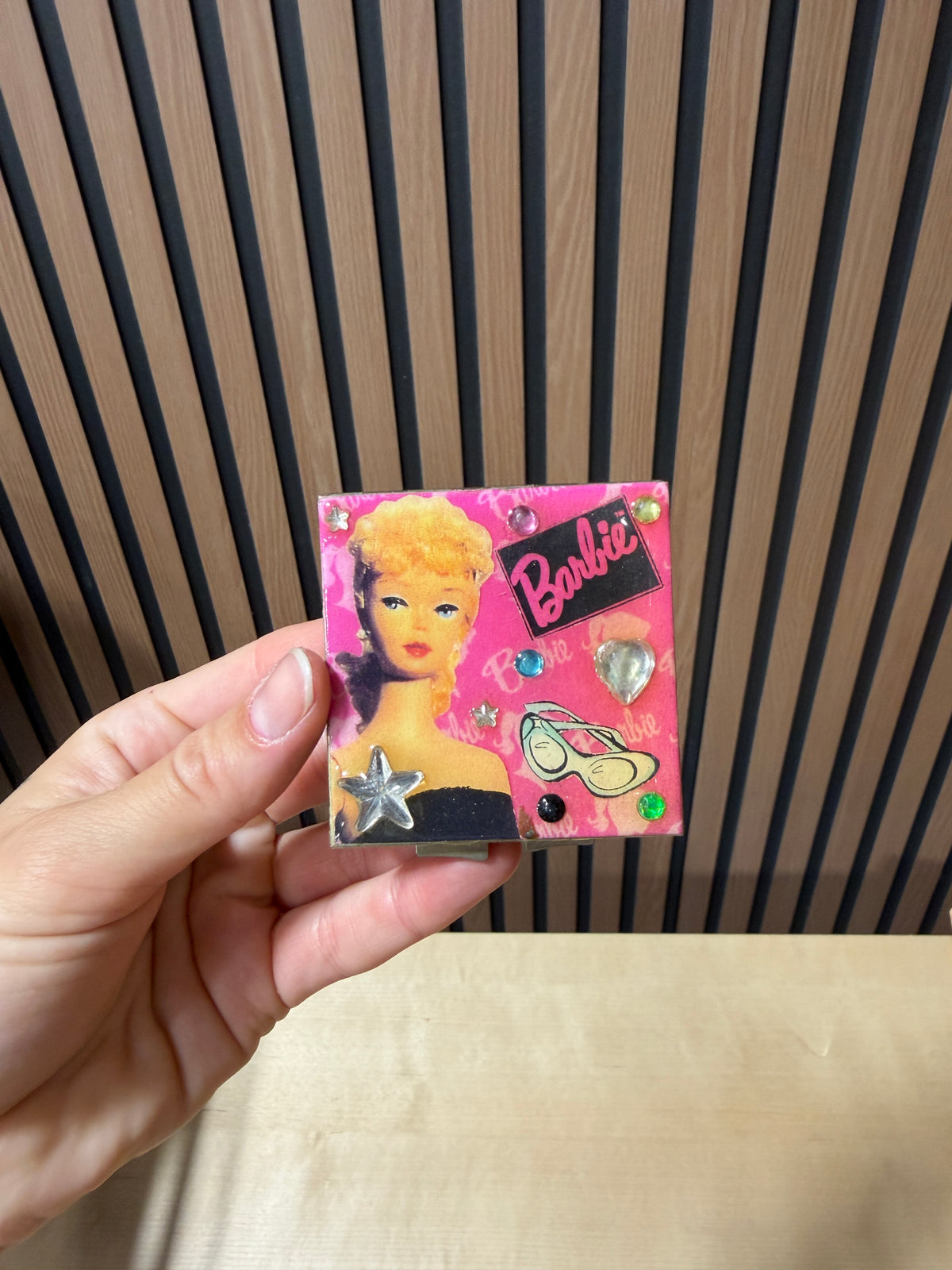 Vintage 1993 Barbie pillbox