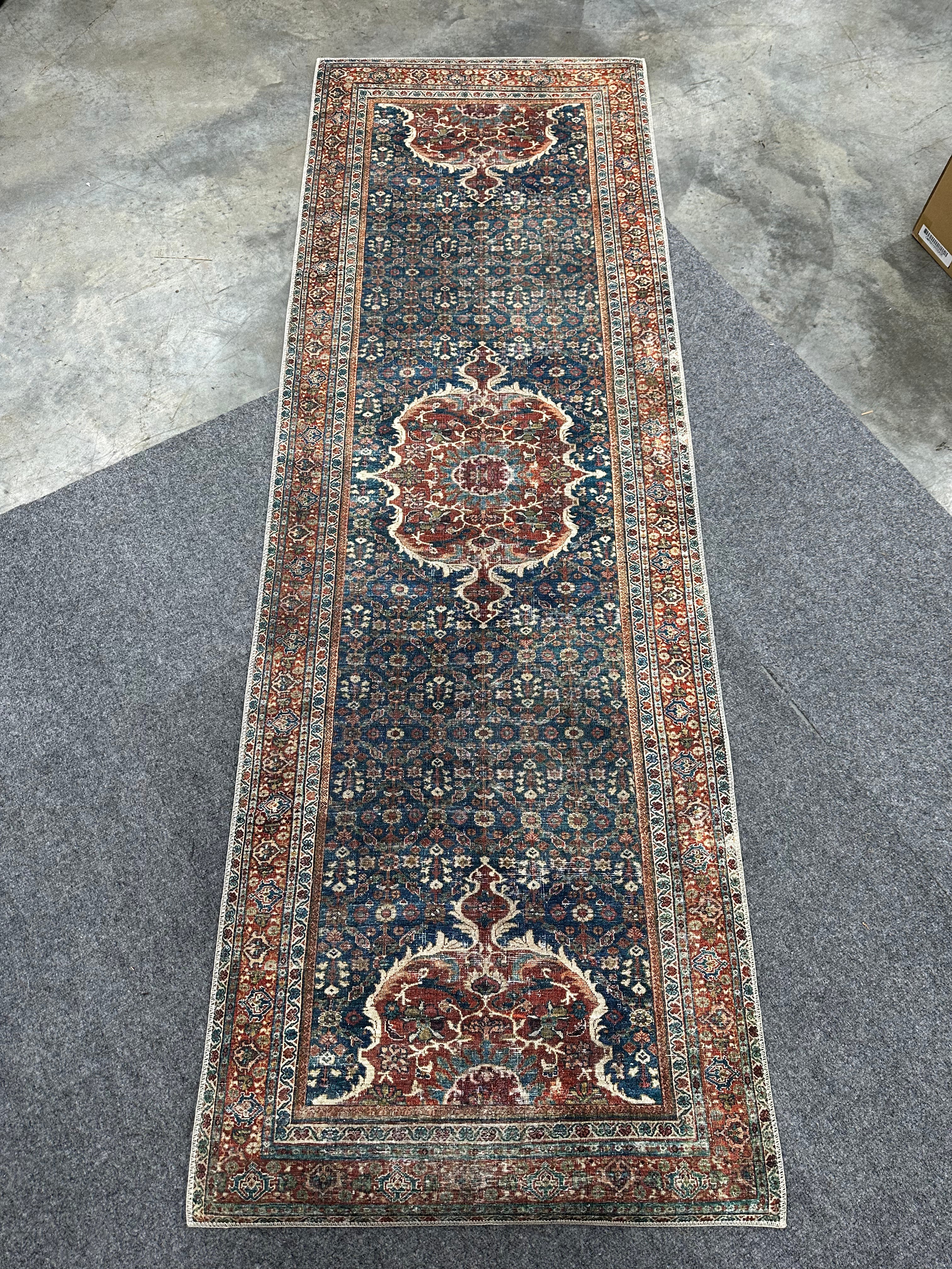 Loloi II 2'-6"x7'-6" Cobalt Blue Spice Printed Polyester Layla Area Rug