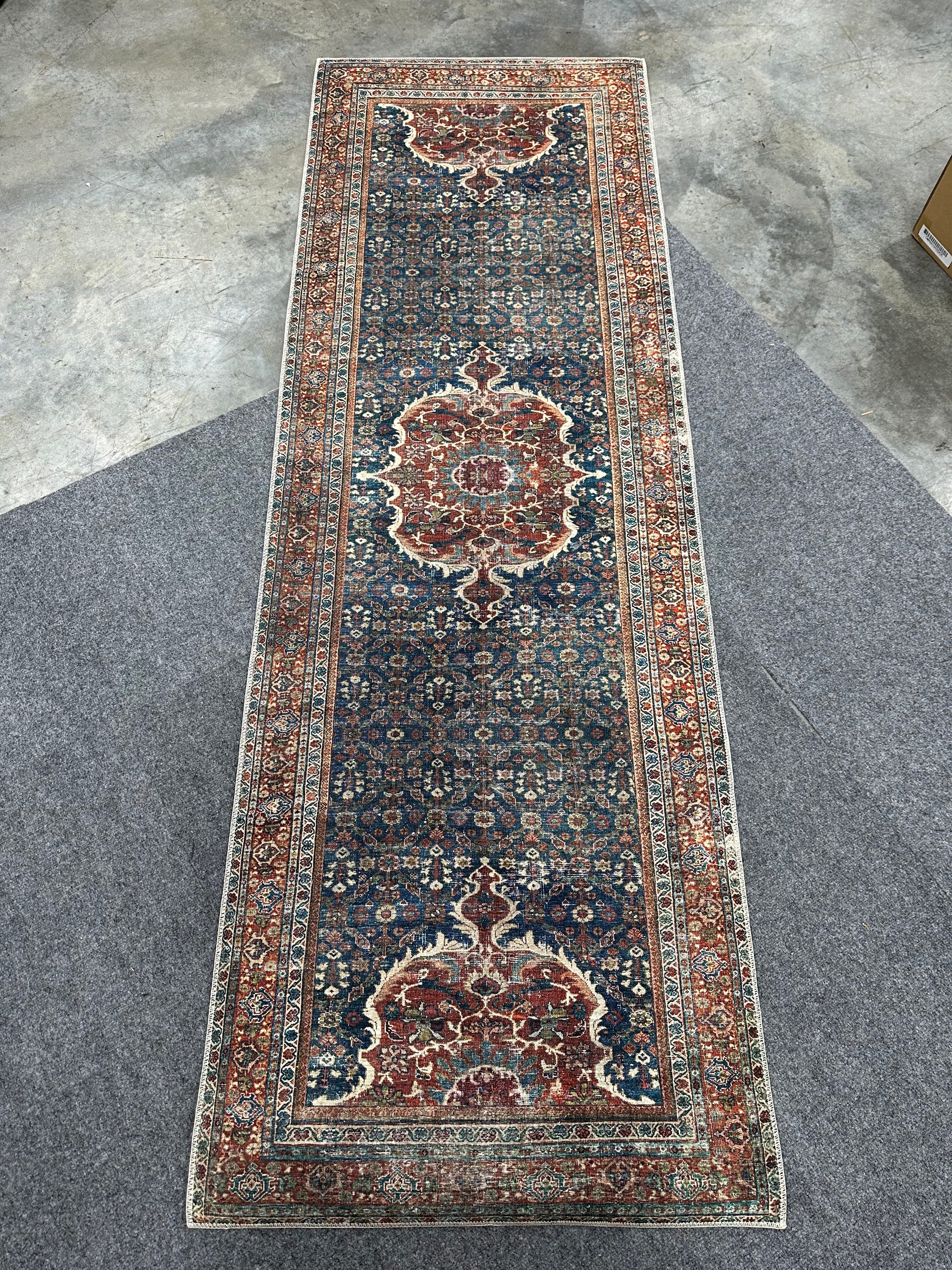 Loloi II 2'-6"x7'-6" Cobalt Blue Spice Printed Polyester Layla Area Rug