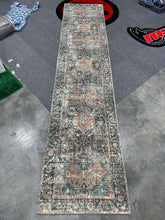 Load image into Gallery viewer, Margot Oriental Terracotta/Lagoon Area Rug, 2&#39;6&quot;x11&#39;6&quot;
