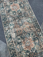 Load image into Gallery viewer, Margot Oriental Terracotta/Lagoon Area Rug, 2&#39;6&quot;x11&#39;6&quot;
