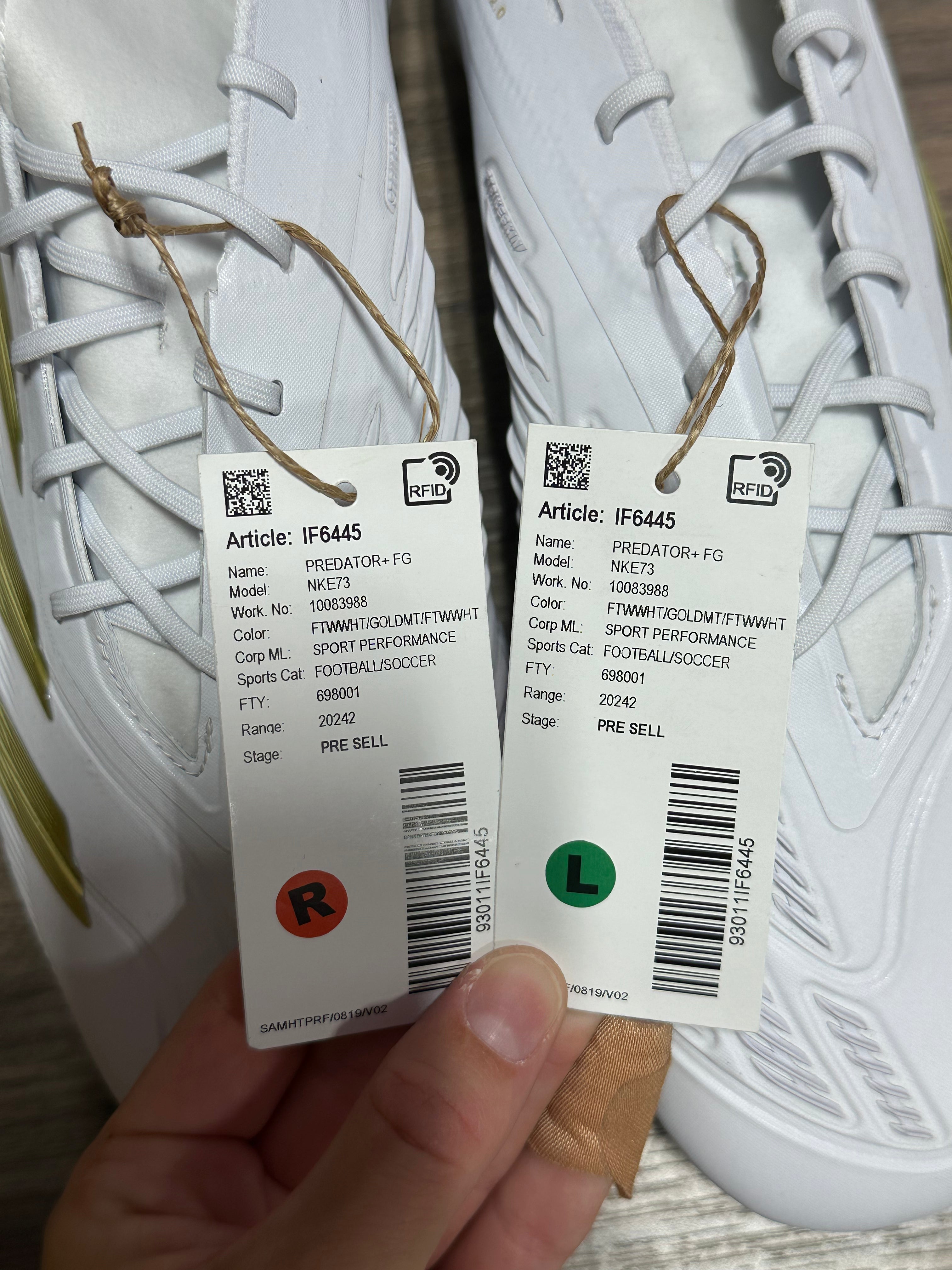 Adidas Predator Elite FG Sz 9