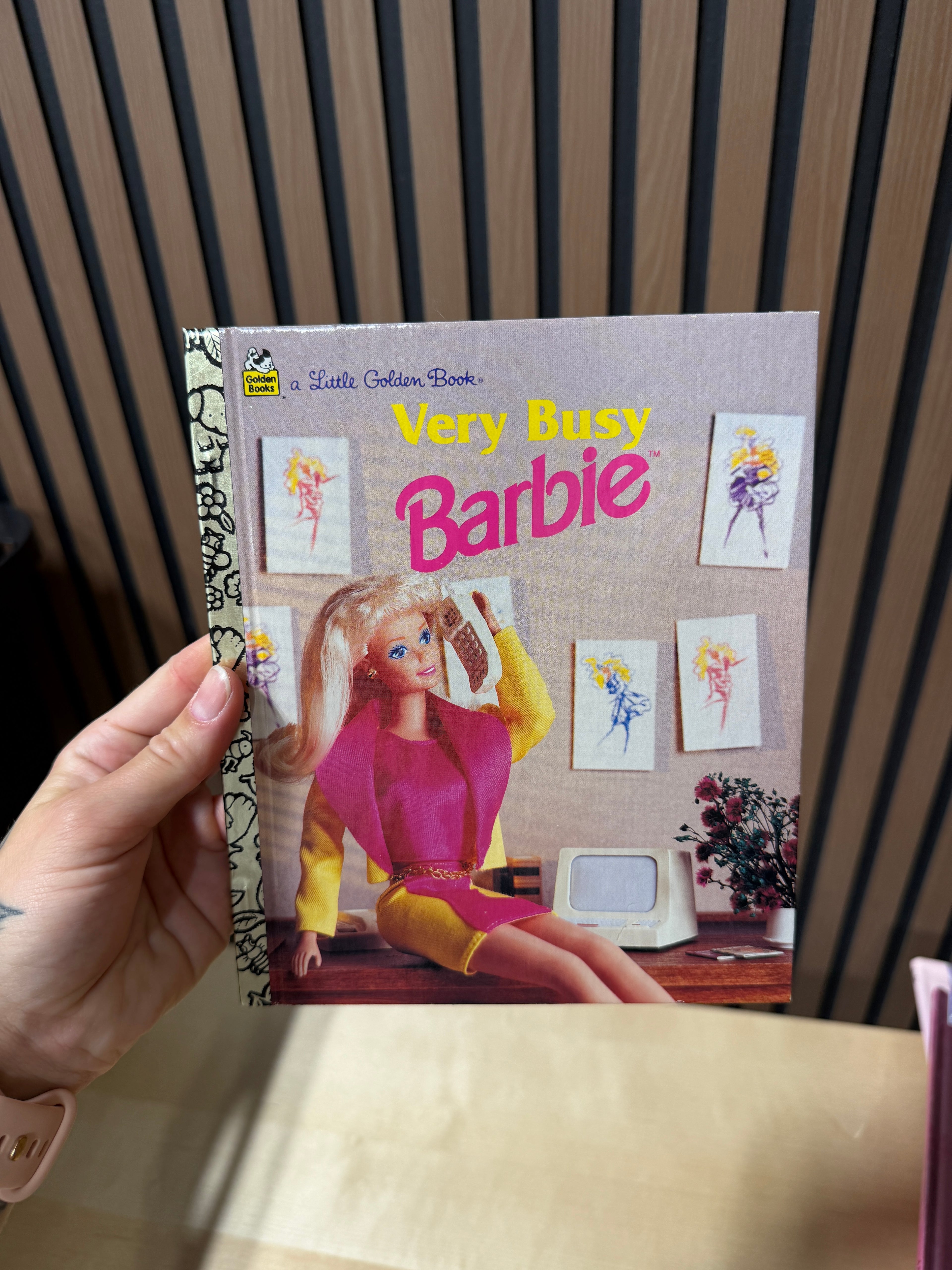 Very Busy Barbie Little Golden Book 1993