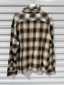 Richie Le Pocket Flannel Green/Black Sz M