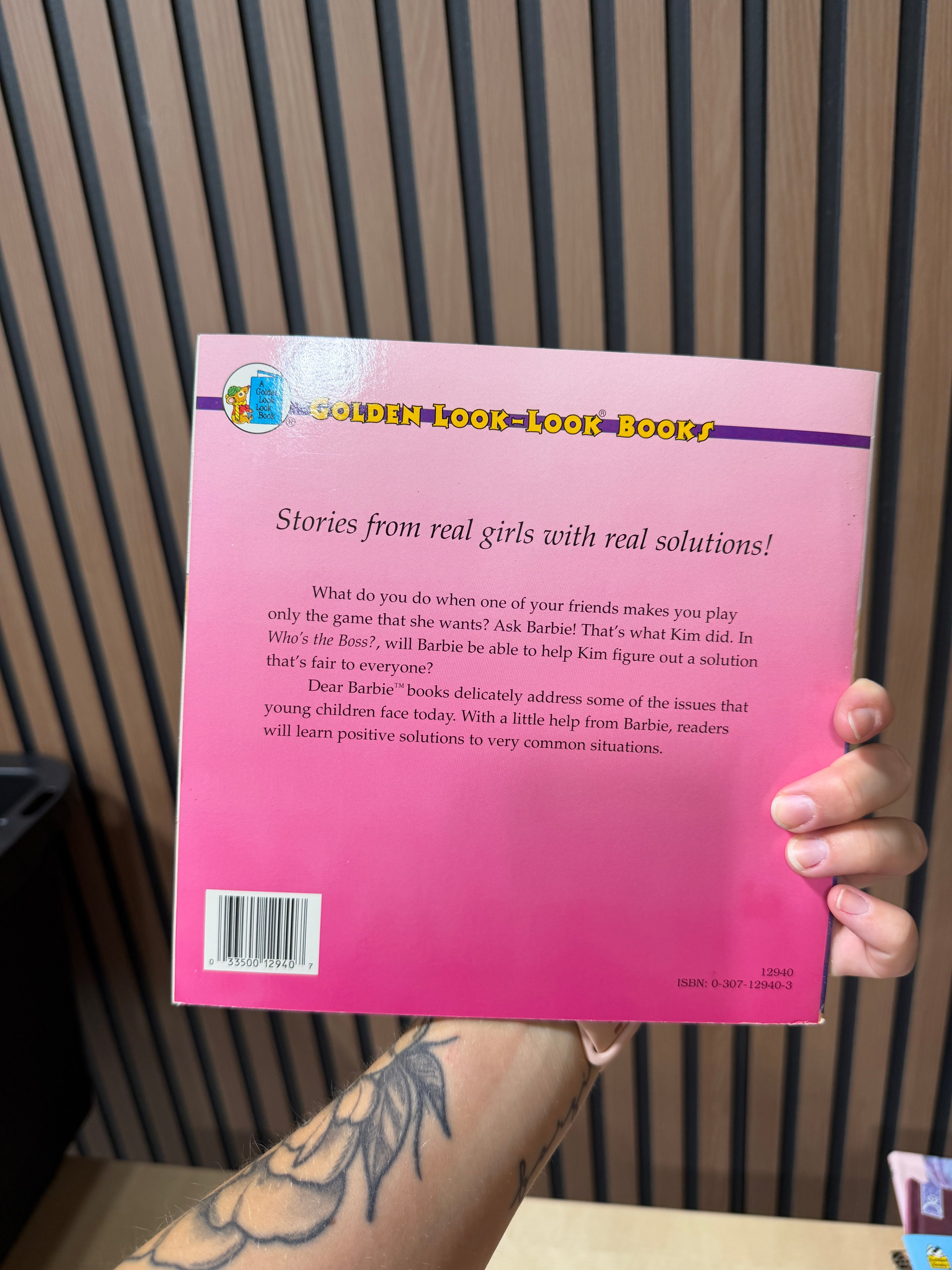 Dear Barbie: Who's the Boss? published by Golden Books