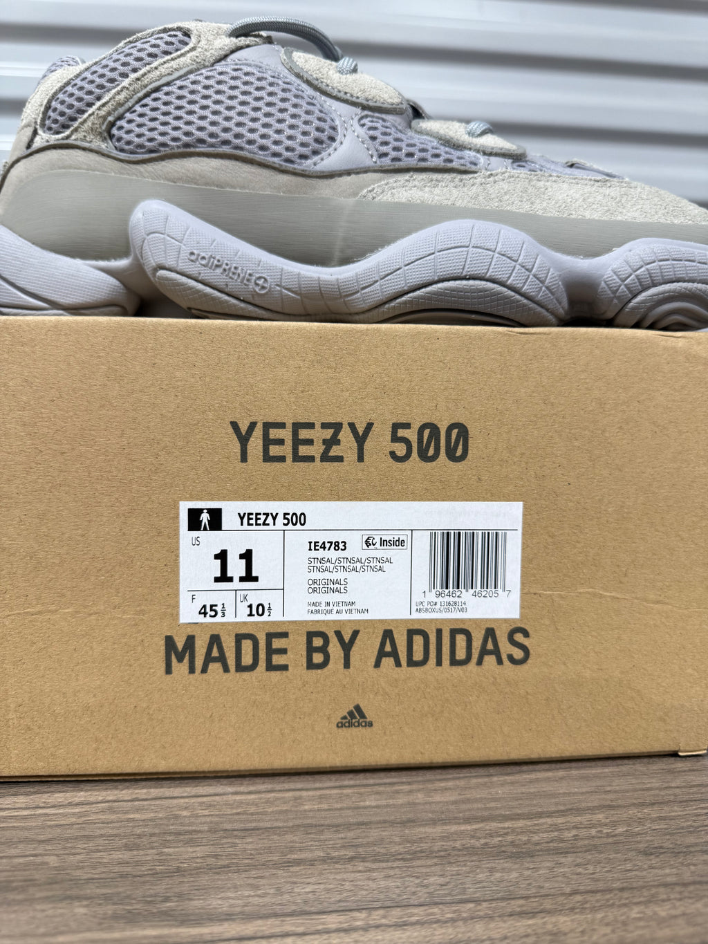 Yeezy 500 Stone Salt Sz 11