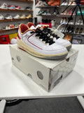 Jordan 2 Retro Low SP Off-White White Red Sz 7.5M/9W