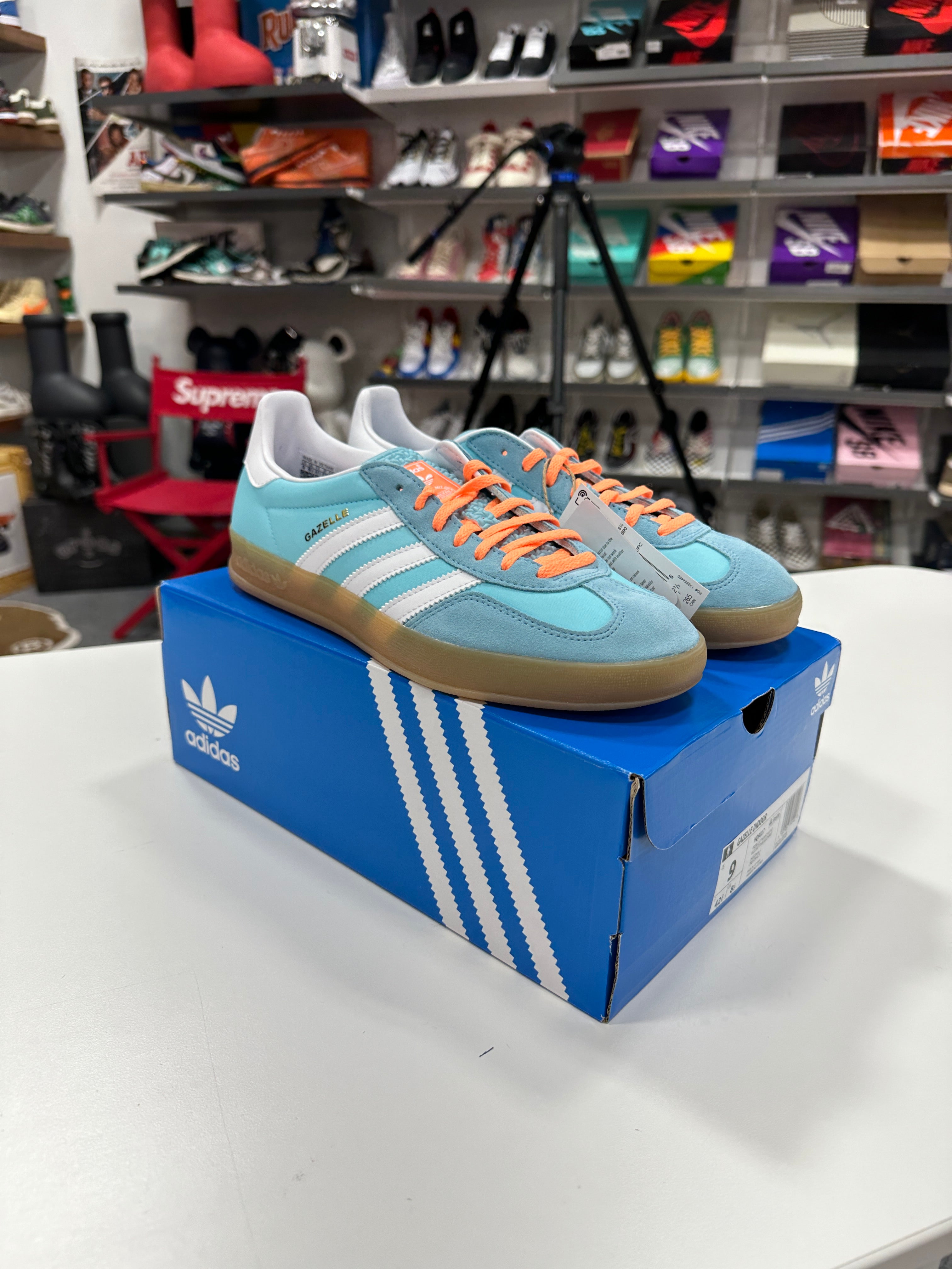 Adidas Gazelle Blue Sz 9