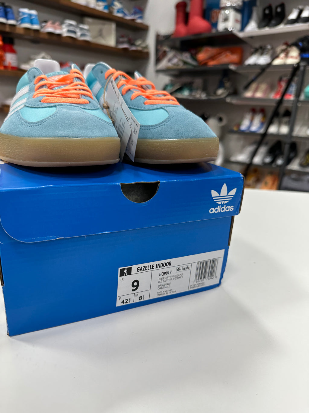 Adidas Gazelle Blue Sz 9