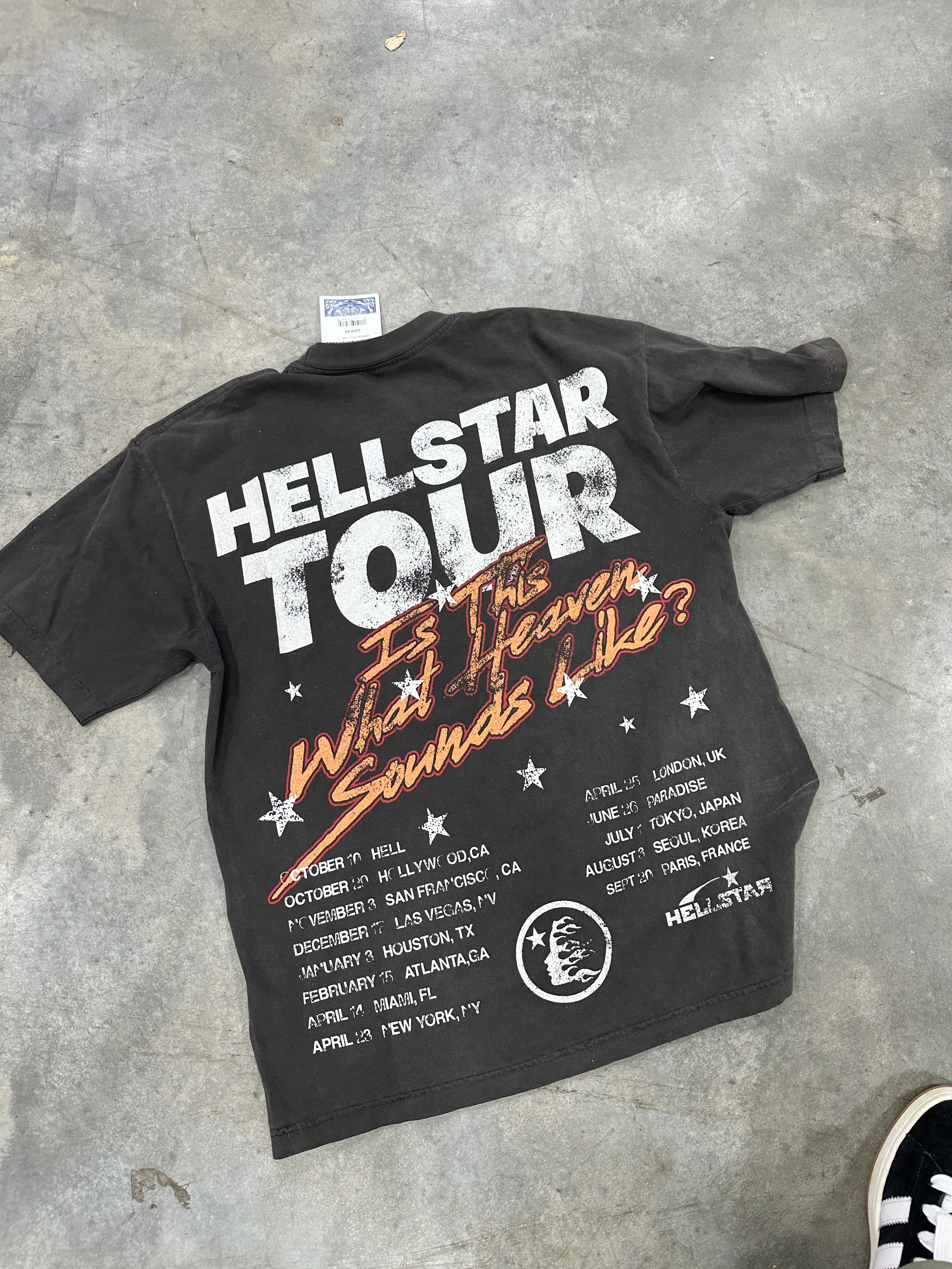 Hellstar Tour Tee Sz L