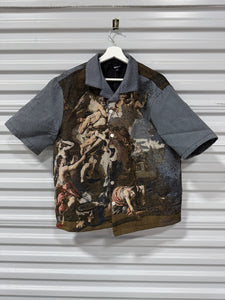 Fashionova Art Button Up Sz L
