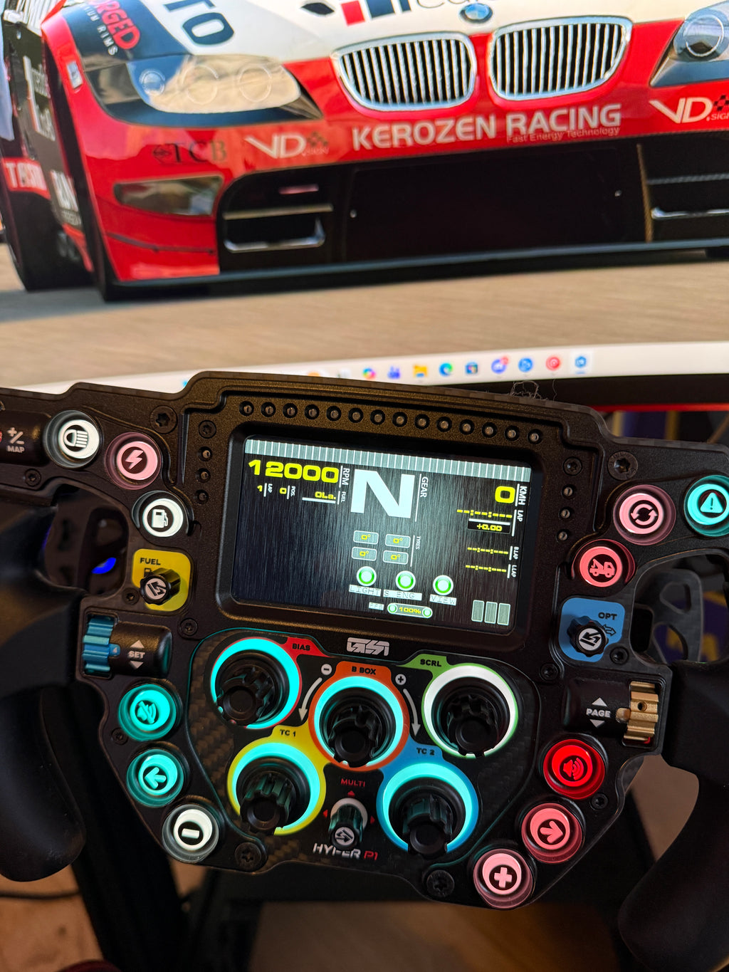 GSI Hyper P1 Racing Wheel for PC