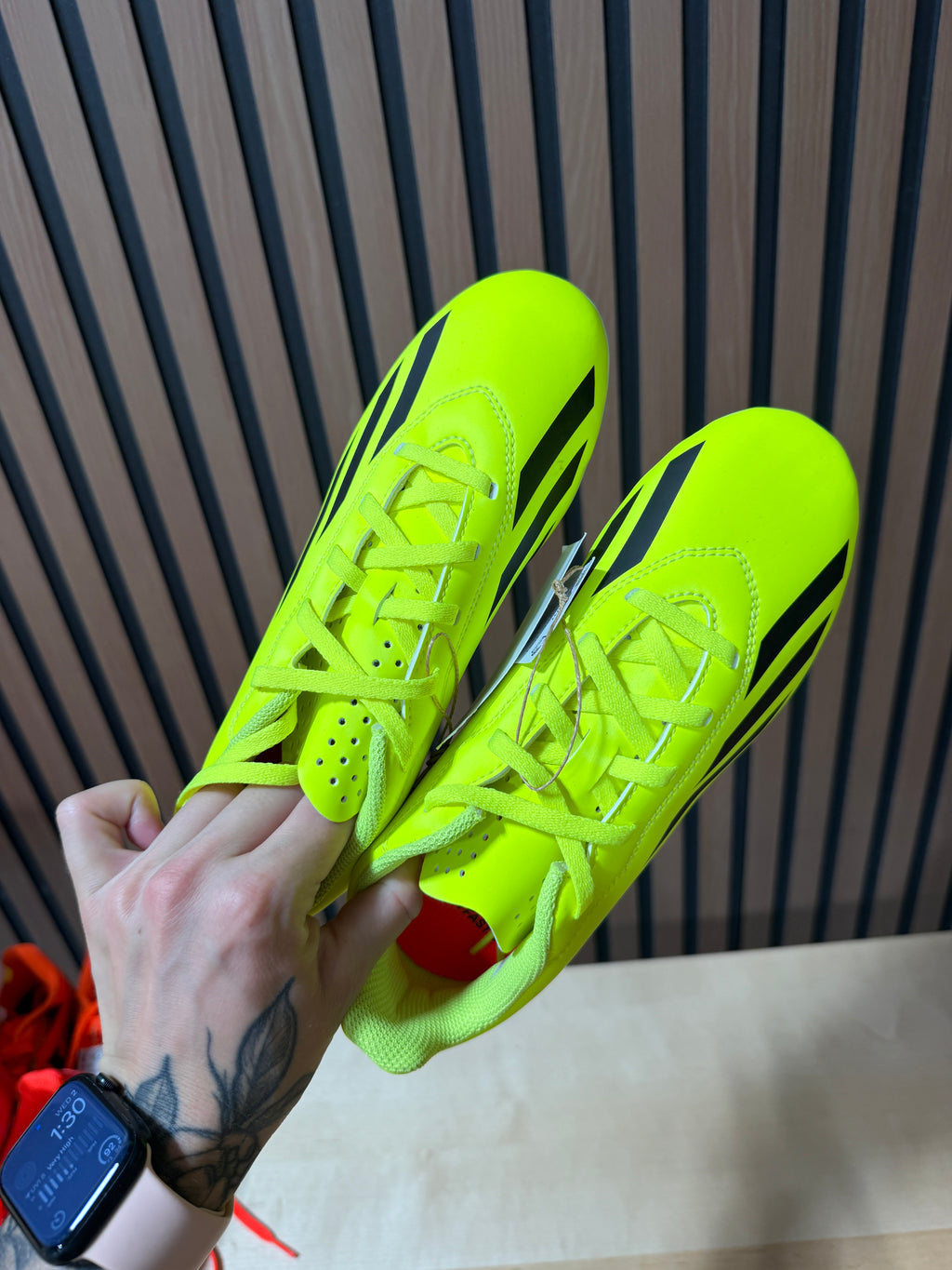 Adidas X Crazyfast Club FxG Junior soccer cleats sz 3.5