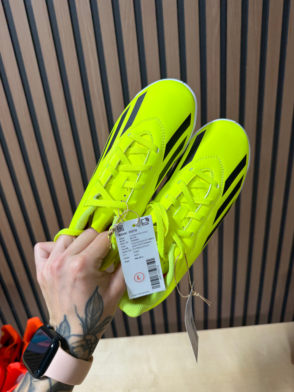 Adidas X Crazyfast Club FxG Junior soccer cleats sz 3.5