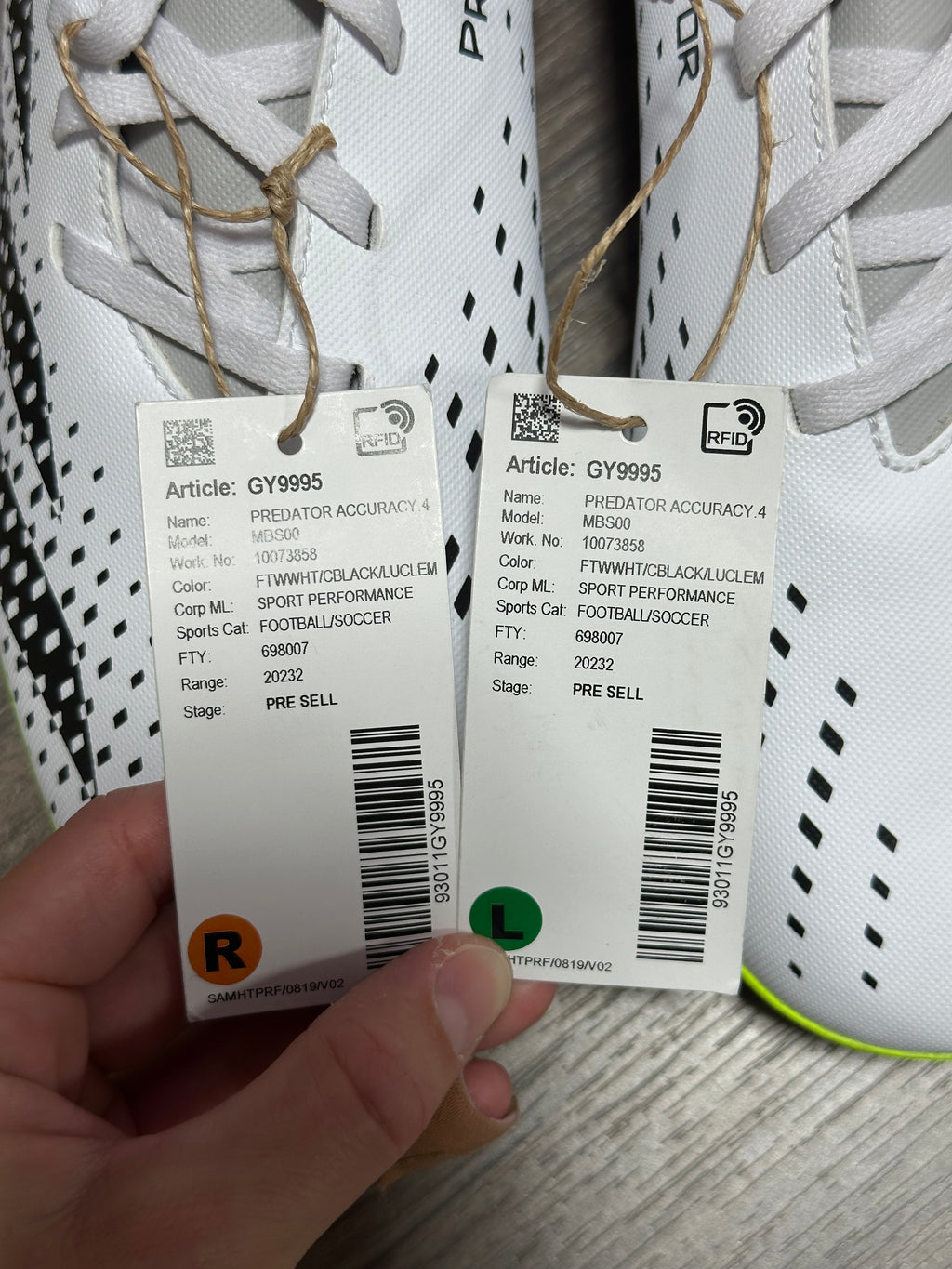 Adidas Predator Accuracy.4 Turf soccer shoes sz 9