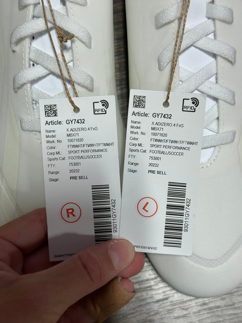 Adidas X Crazyfast.4 soccer shoe sz 9