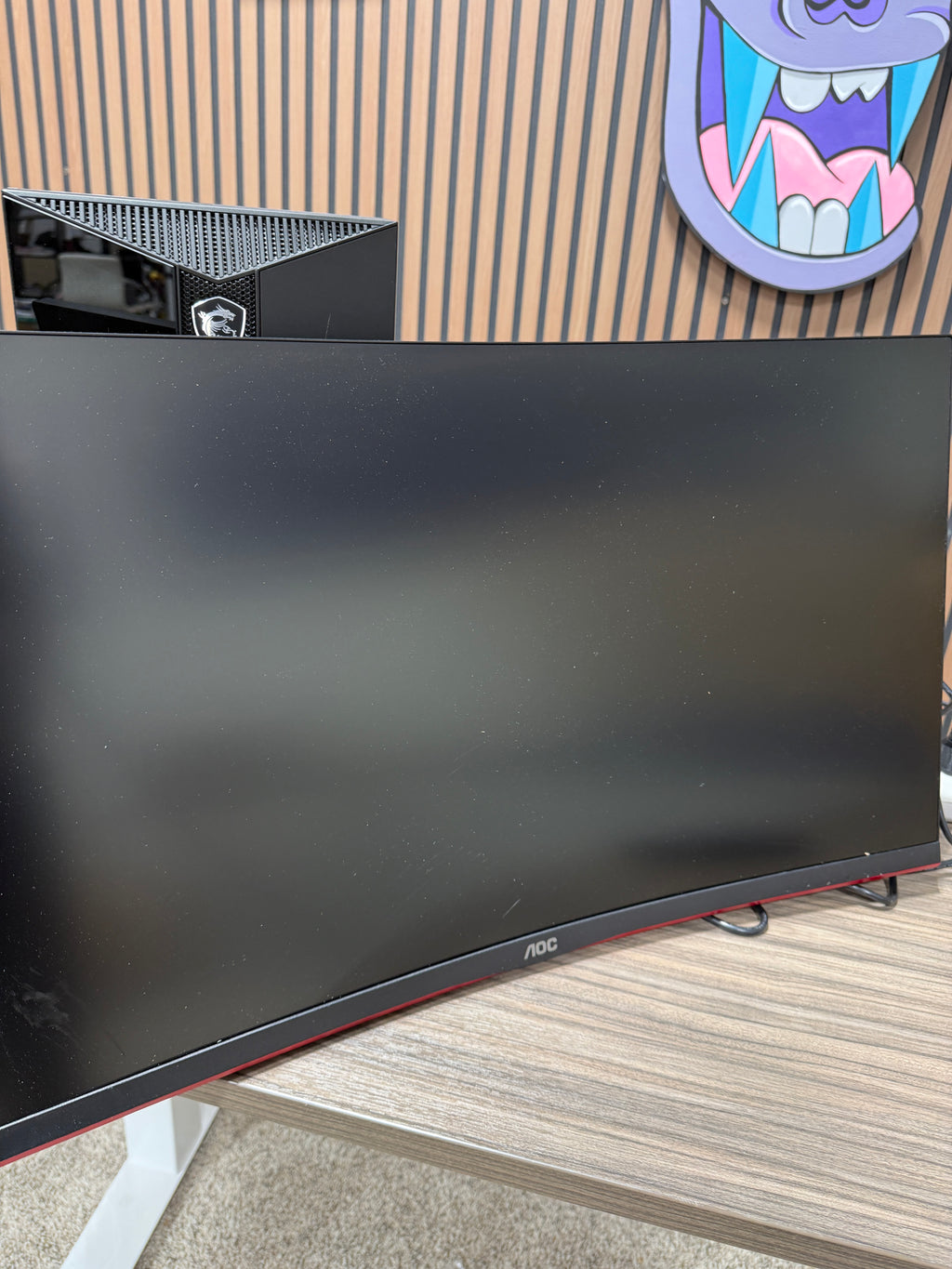 AOC C32G2 32" Curved Frameless Gaming Monitor 165Hz NO STAND